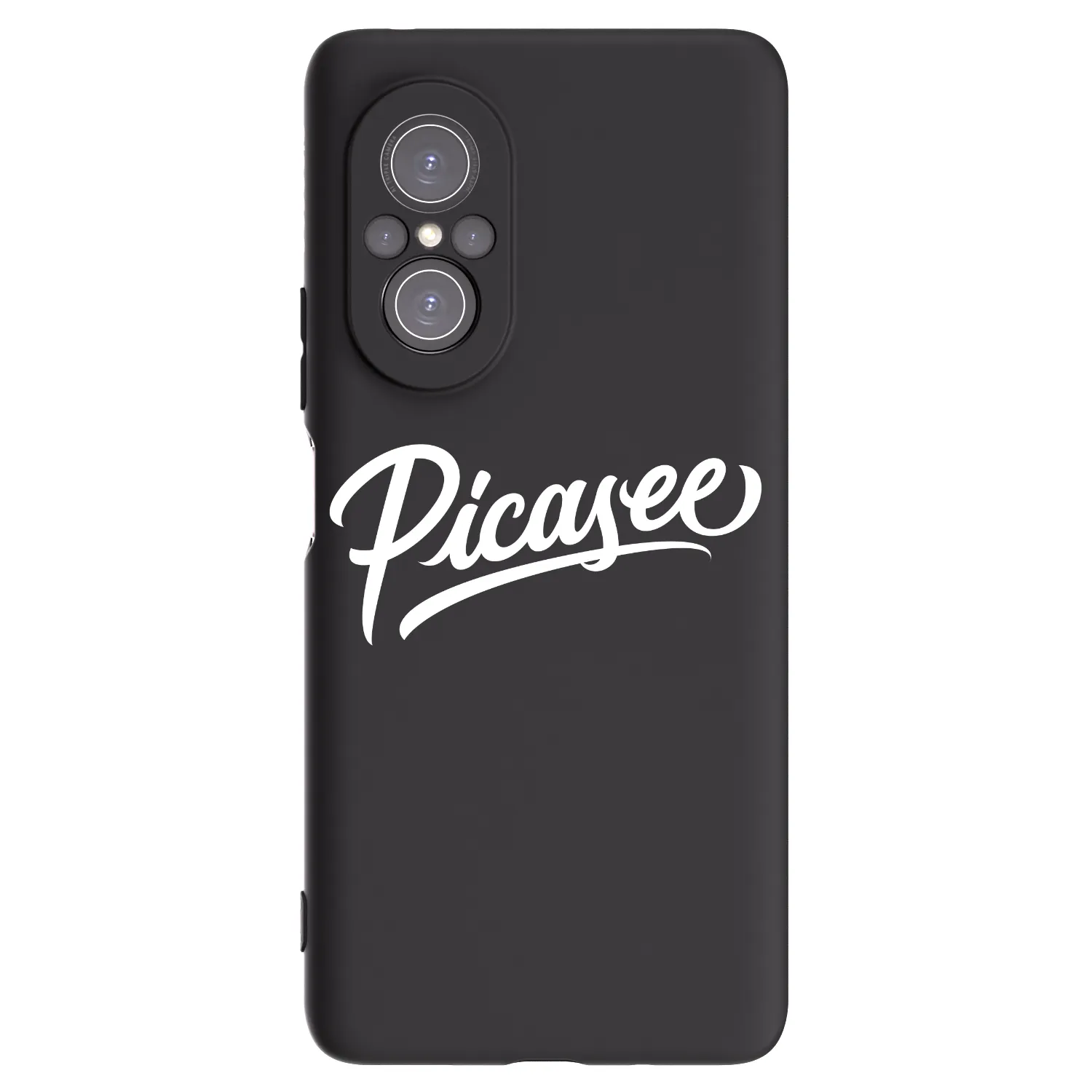 Picasee silikonowe czarne etui na Huawei Nova 9 SE - Picasee - old logo - white