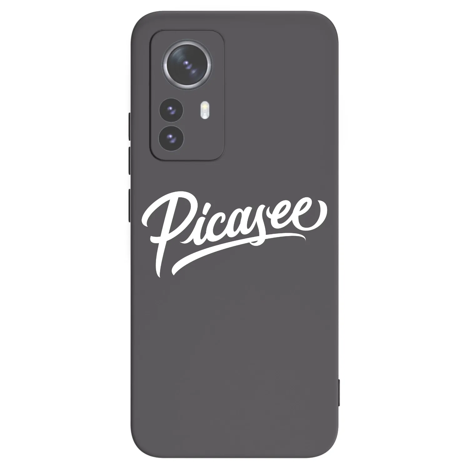 Picasee silikonowe czarne etui na Xiaomi 12 Pro - Picasee - old logo - white
