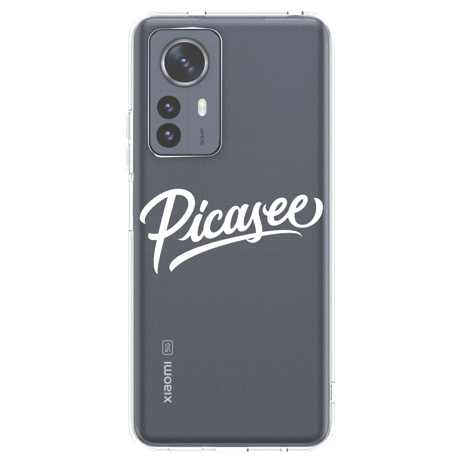 Picasee silikonowe przeźroczyste etui na Xiaomi 12 Pro - Picasee - old logo - white