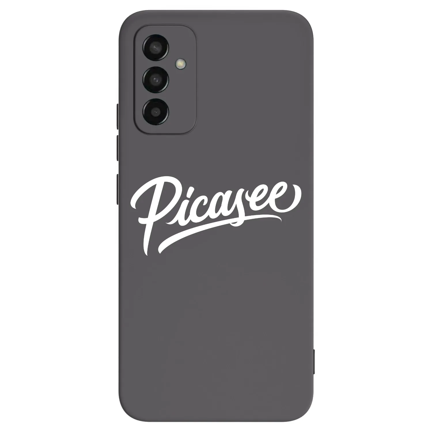 Picasee silikonowe czarne etui na Samsung Galaxy M13 M135F - Picasee - old logo - white