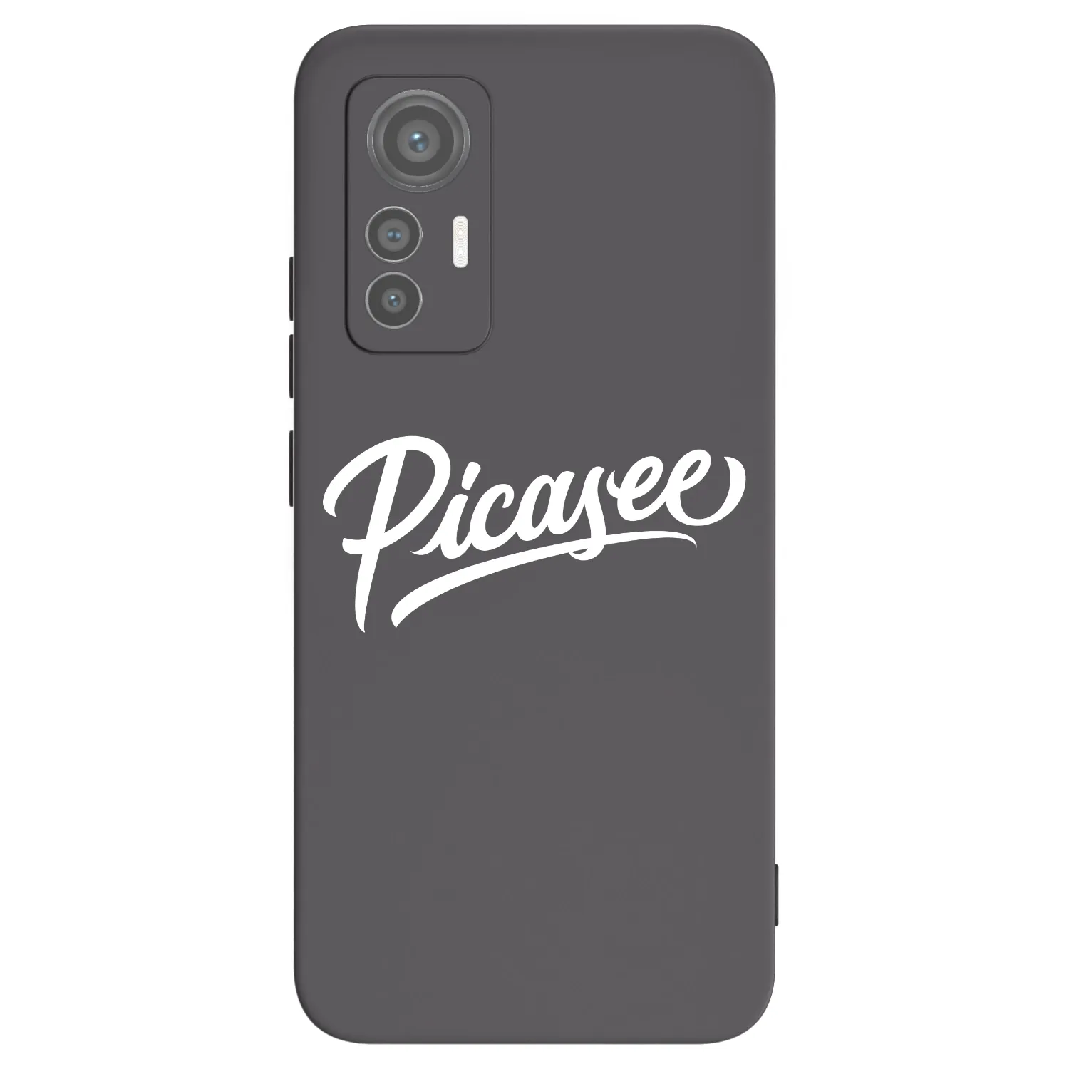 Picasee silikonowe czarne etui na Xiaomi 12 Lite - Picasee - old logo - white