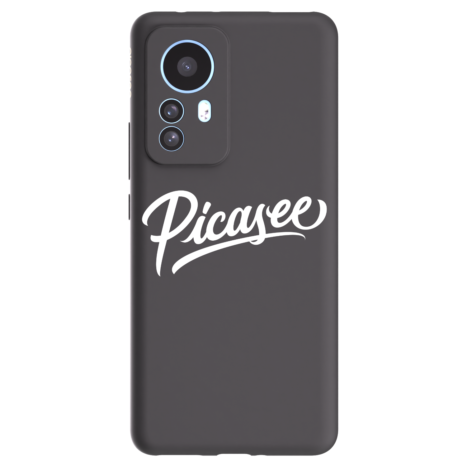 Picasee silikonowe czarne etui na Xiaomi 12T - Picasee - old logo - white