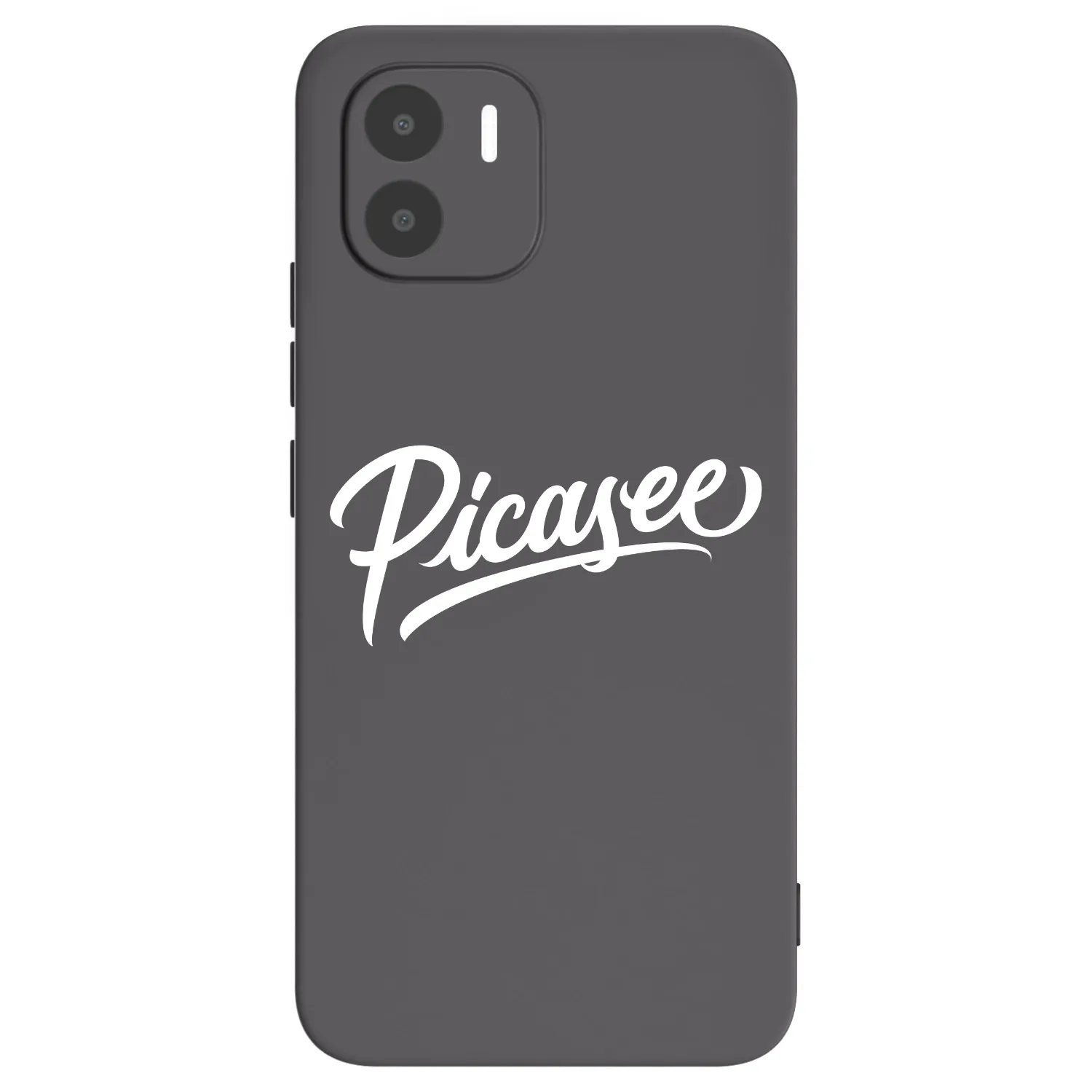 Picasee silikonowe czarne etui na Xiaomi Redmi A1 - Picasee - old logo - white