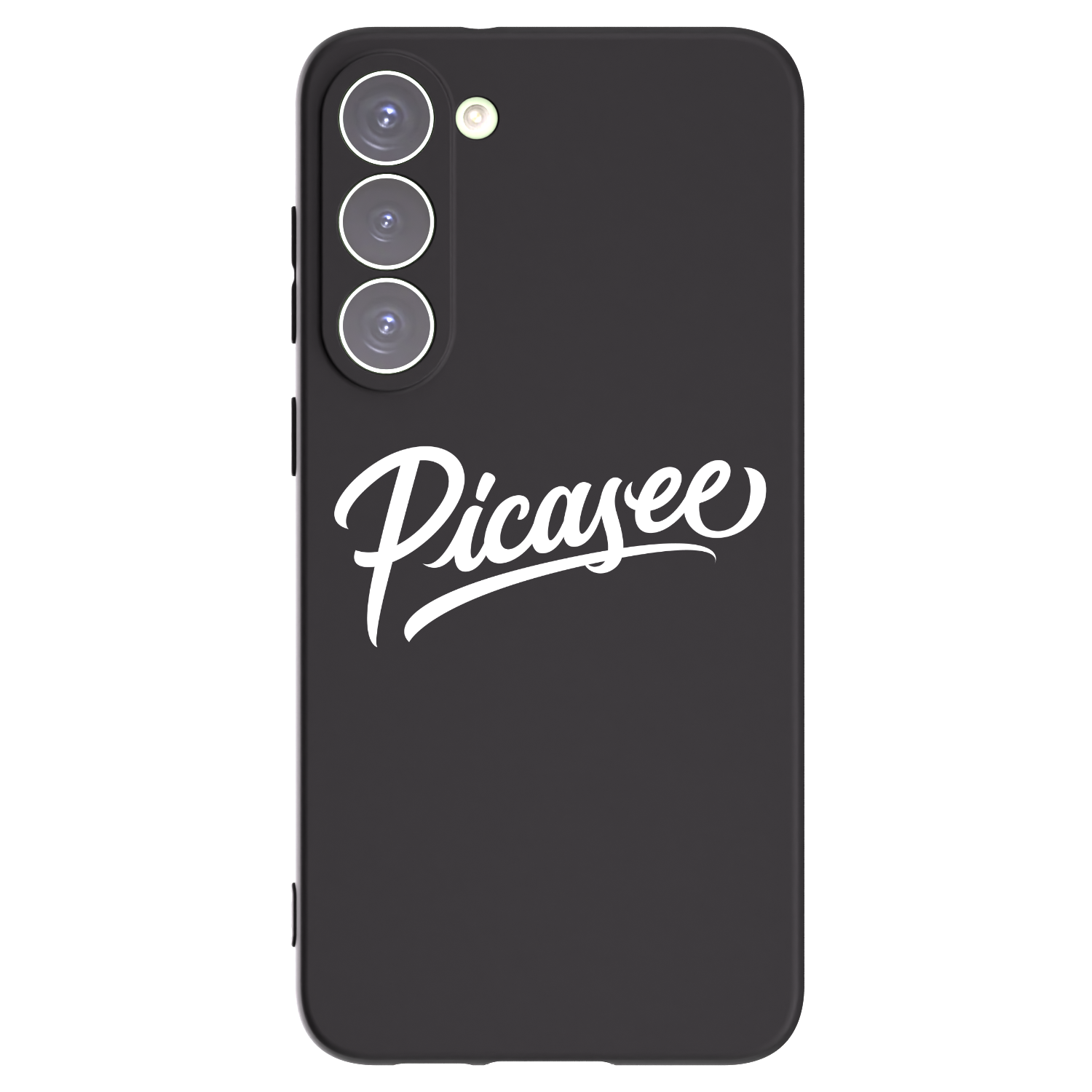 Picasee silikonowe czarne etui na Samsung Galaxy S23+ 5G - Picasee - old logo - white