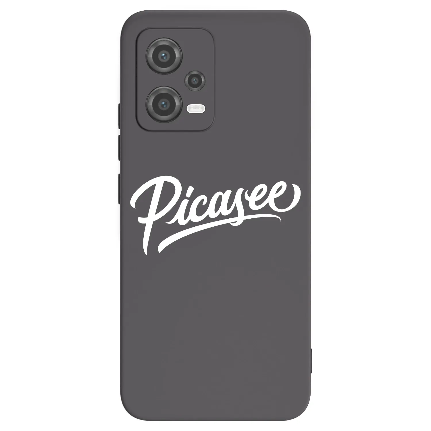 Picasee silikonowe czarne etui na Xiaomi Poco X5 - Picasee - old logo - white