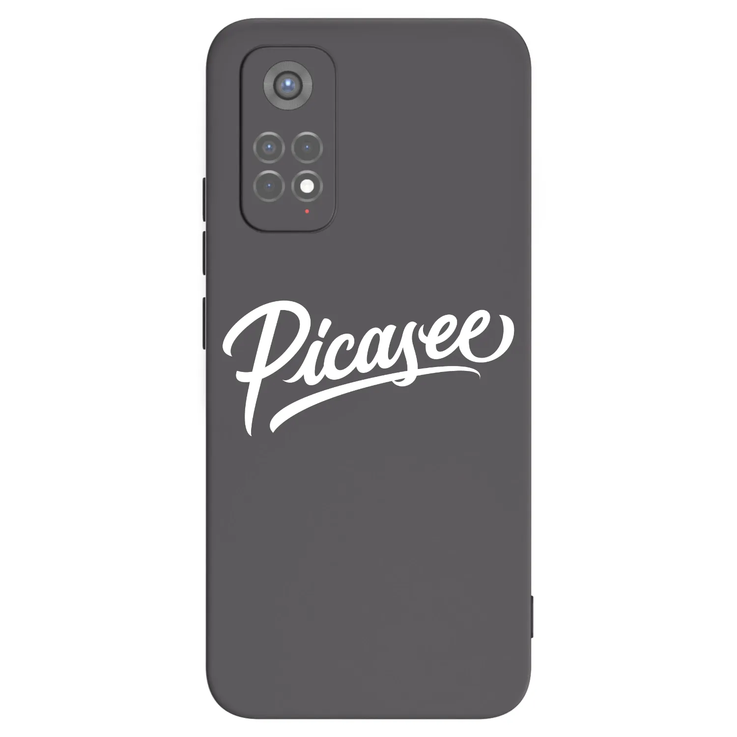 Picasee silikonowe czarne etui na Xiaomi Redmi Note 11S 5G - Picasee - old logo - white