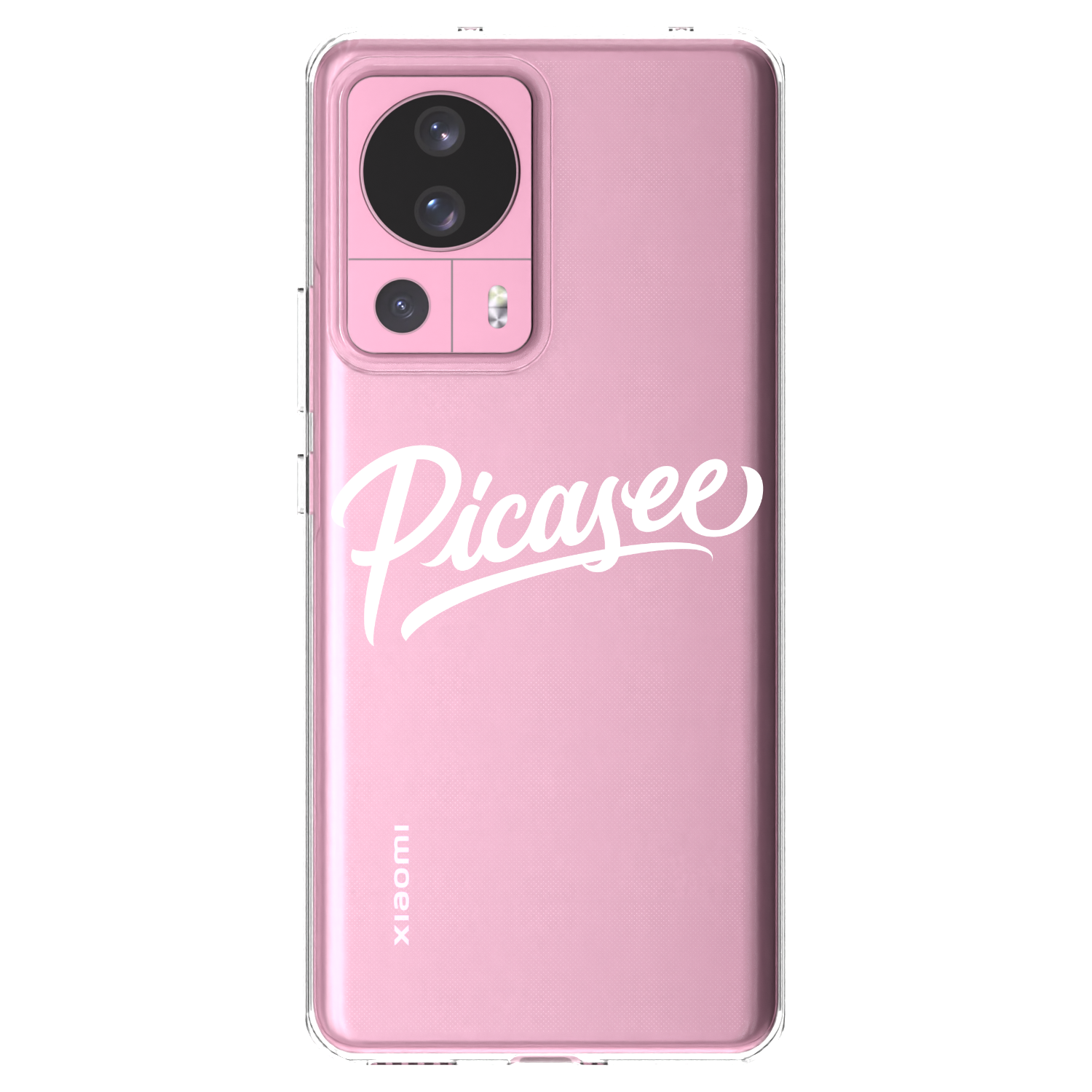 Picasee silikonowe przeźroczyste etui na Xiaomi 13 Lite - Picasee - old logo - white