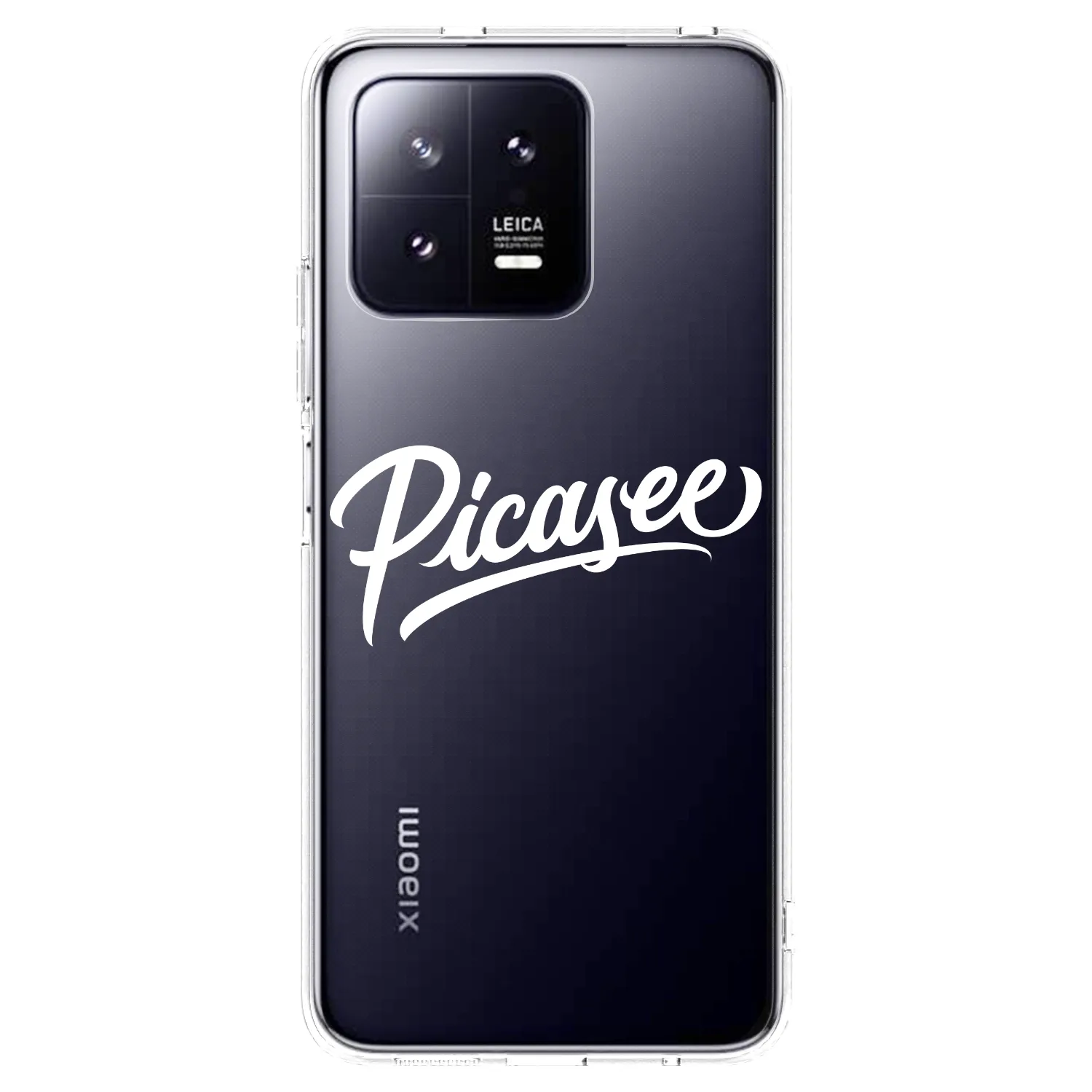 Picasee silikonowe przeźroczyste etui na Xiaomi 13 Pro - Picasee - old logo - white