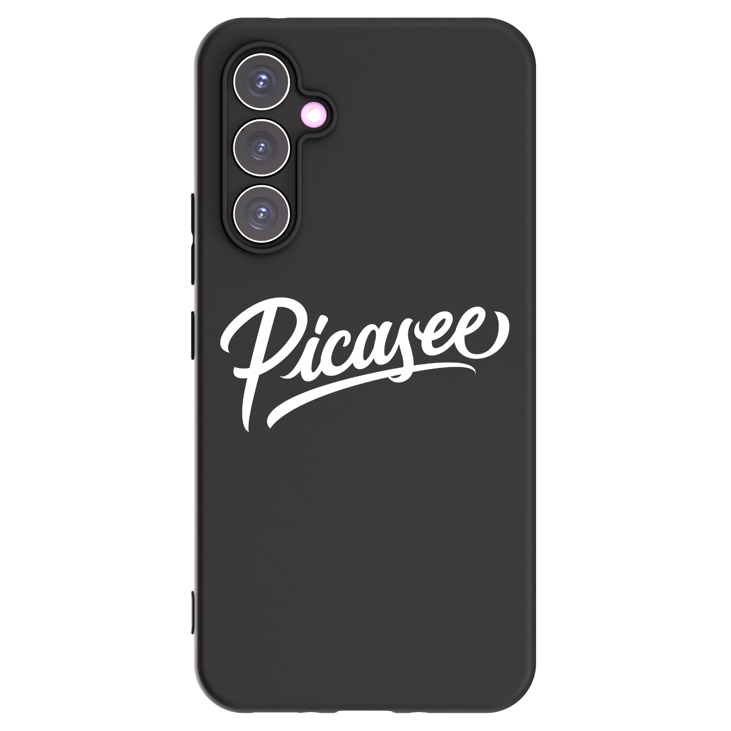 Picasee silikonowe czarne etui na Samsung Galaxy A54 5G A546B - Picasee - old logo - white