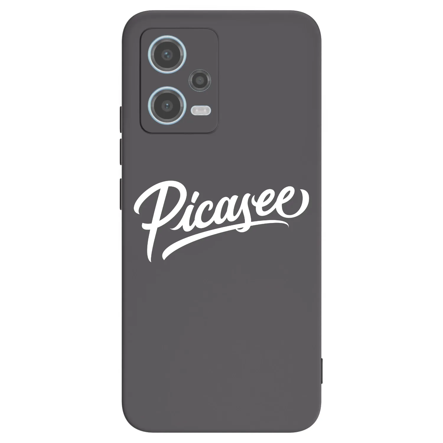 Picasee silikonowe czarne etui na Xiaomi Redmi Note 12 5G - Picasee - old logo - white
