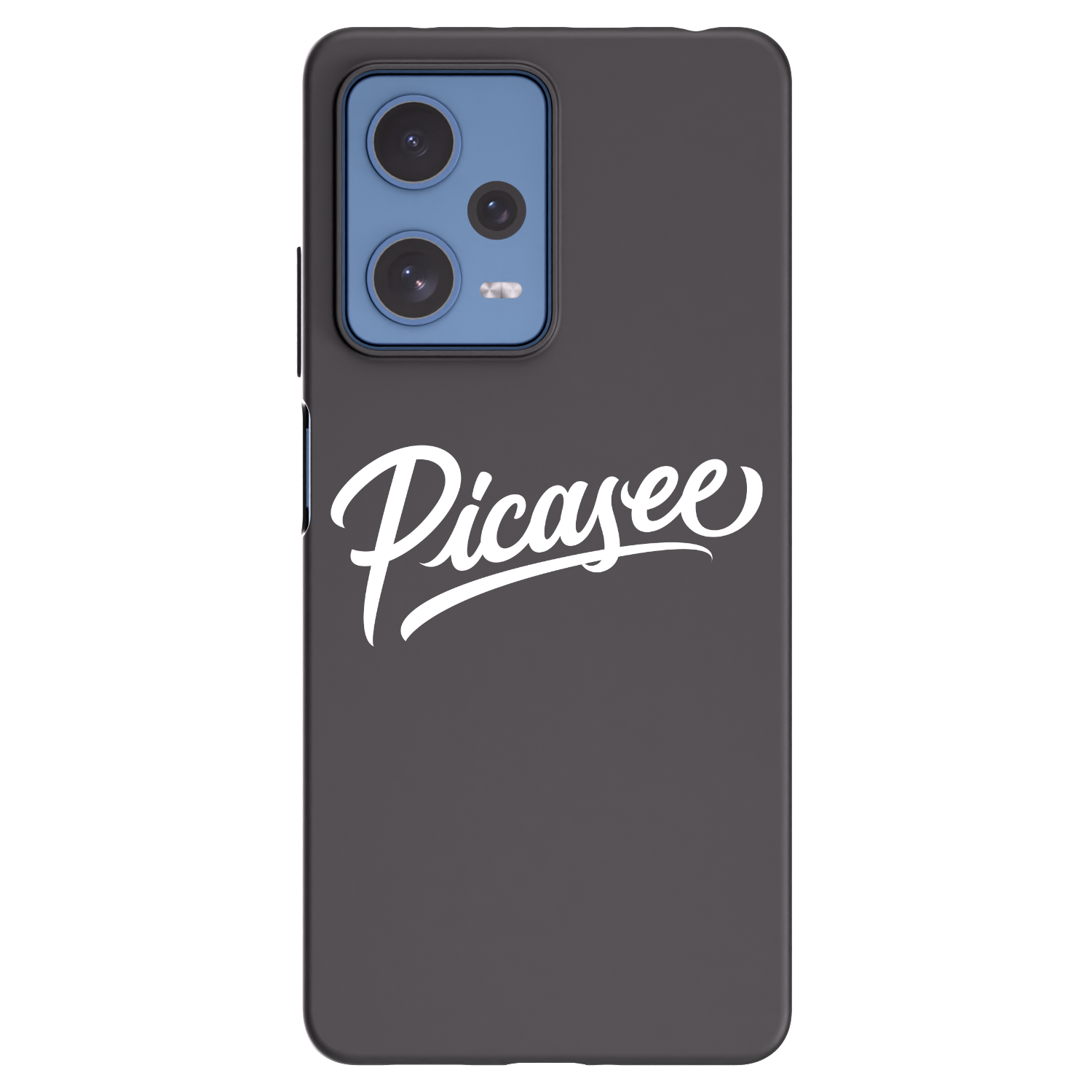 Picasee silikonowe czarne etui na Xiaomi Redmi Note 12 Pro 5G - Picasee - old logo - white
