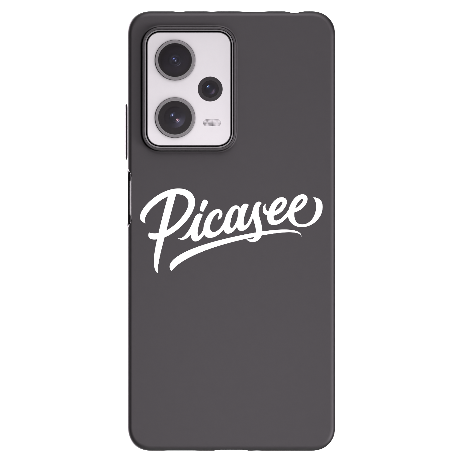 Picasee silikonowe czarne etui na Xiaomi Redmi Note 12 Pro+ 5G - Picasee - old logo - white