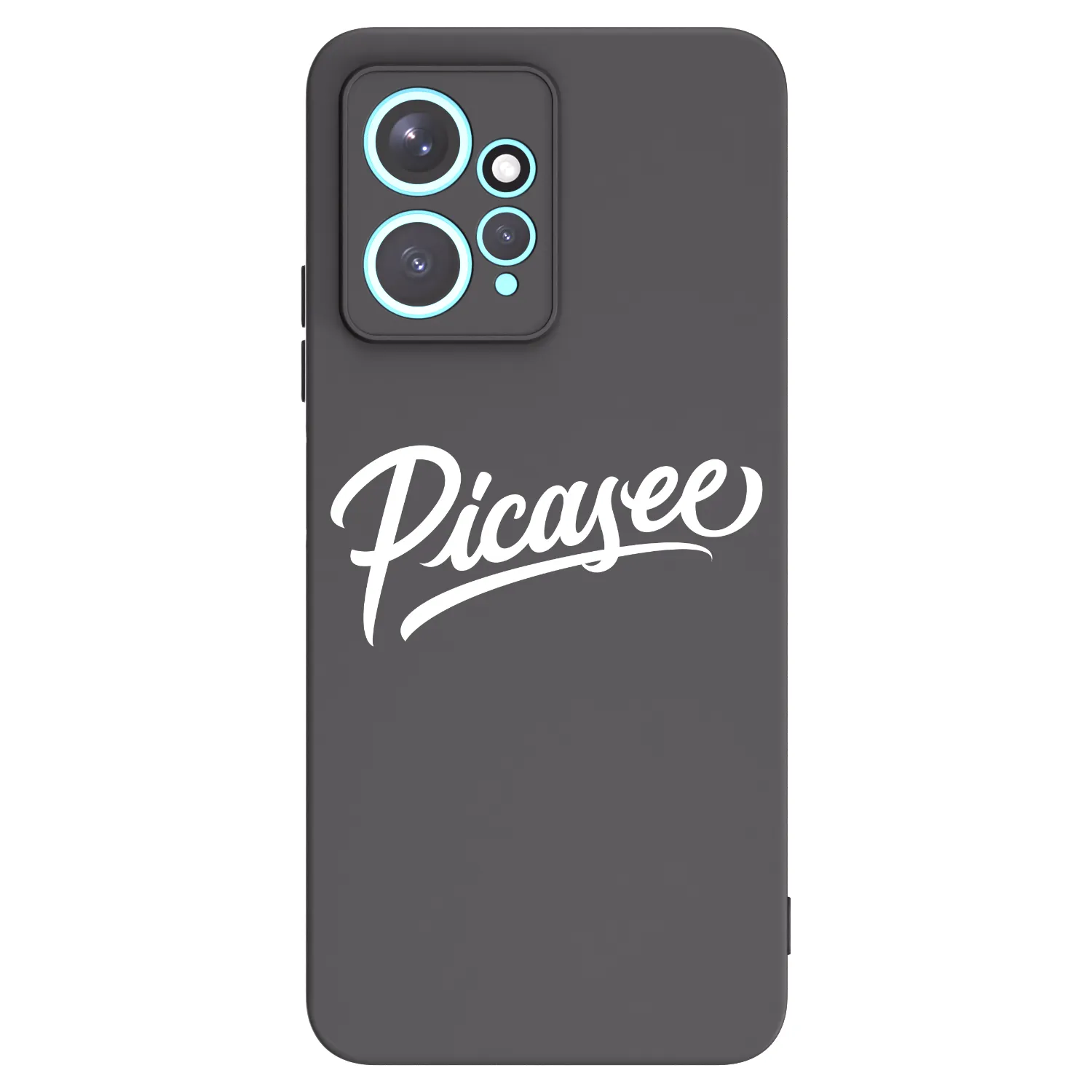 Picasee silikonowe czarne etui na Xiaomi Redmi Note 12 4G - Picasee - old logo - white