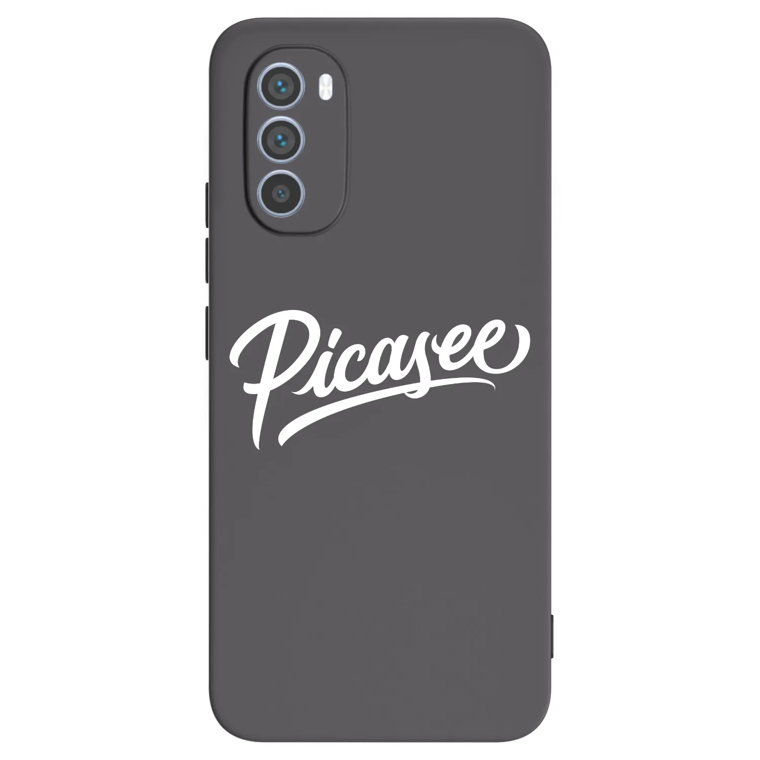 Picasee silikonowe czarne etui na Motorola Moto G62 - Picasee - old logo - white
