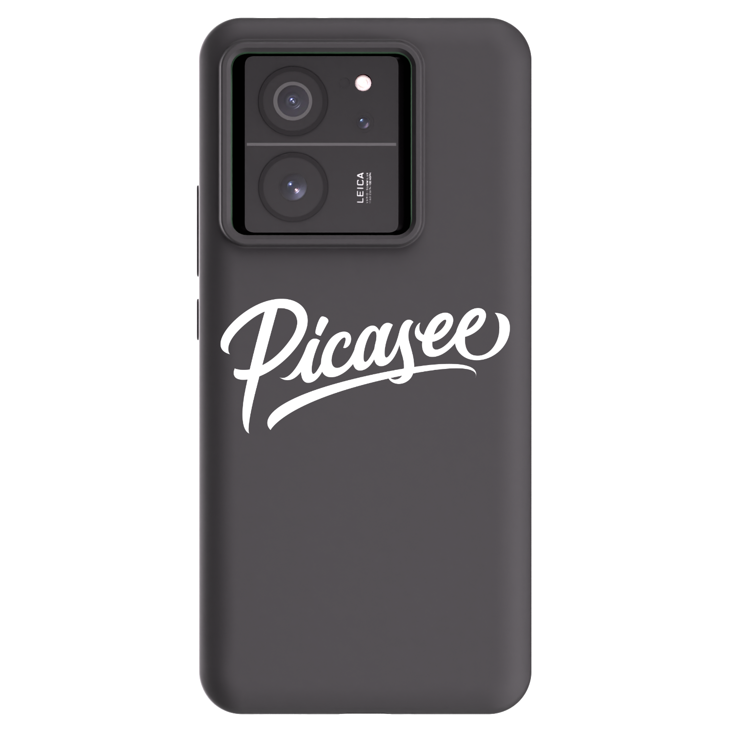 Picasee silikonowe czarne etui na Xiaomi 13T Pro - Picasee - old logo - white