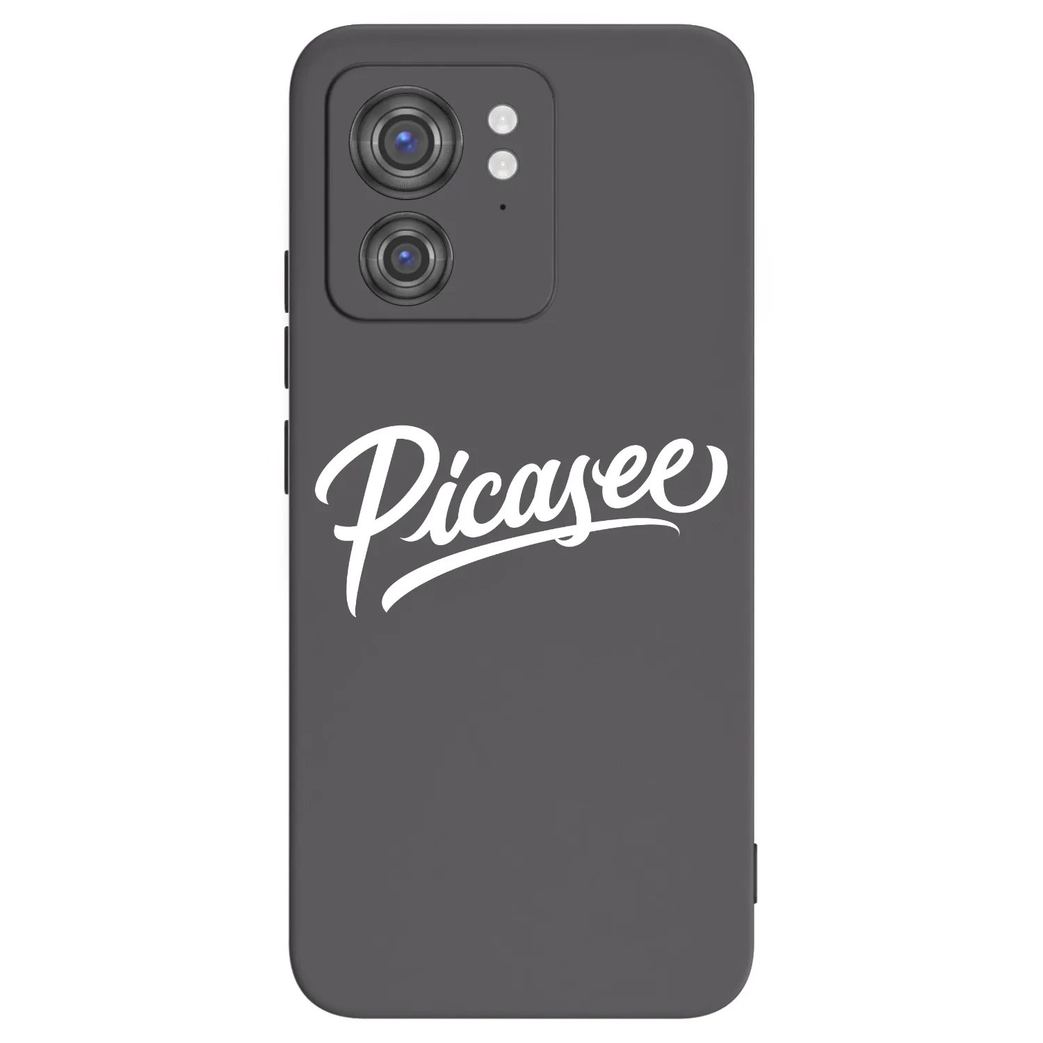 Picasee silikonowe czarne etui na Motorola Edge 40 - Picasee - old logo - white