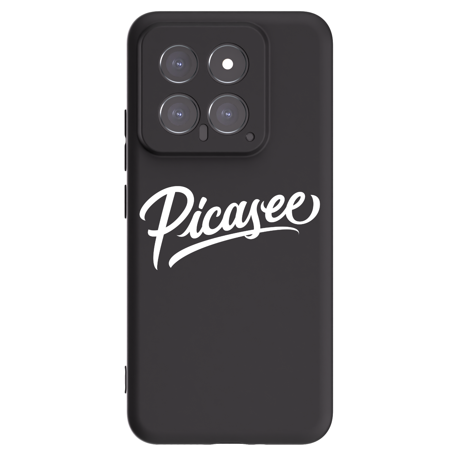 Picasee silikonowe czarne etui na Xiaomi 14 - Picasee - old logo - white