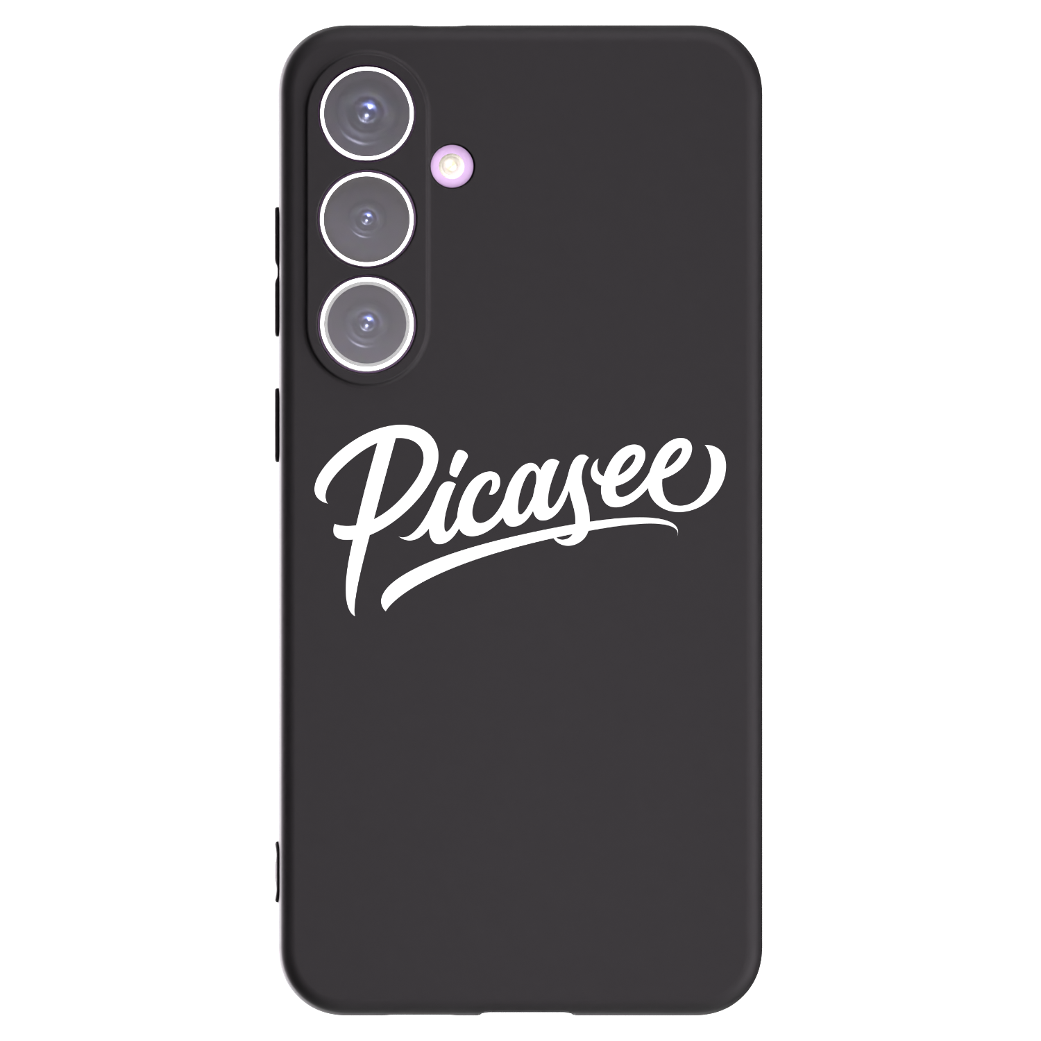 Picasee silikonowe czarne etui na Samsung Galaxy S24+ S926B 5G - Picasee - old logo - white