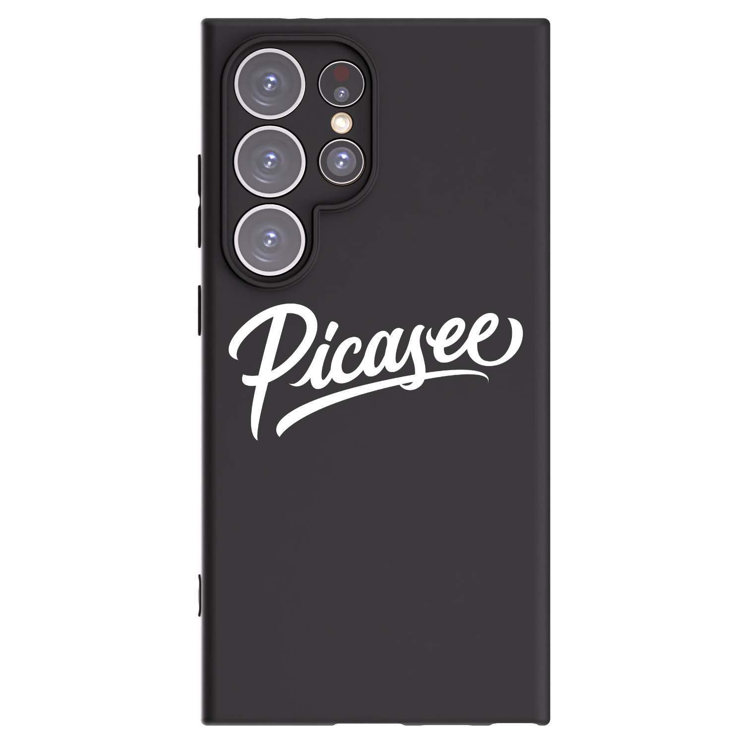 Picasee silikonowe czarne etui na Samsung Galaxy S24 Ultra S928B 5G - Picasee - old logo - white