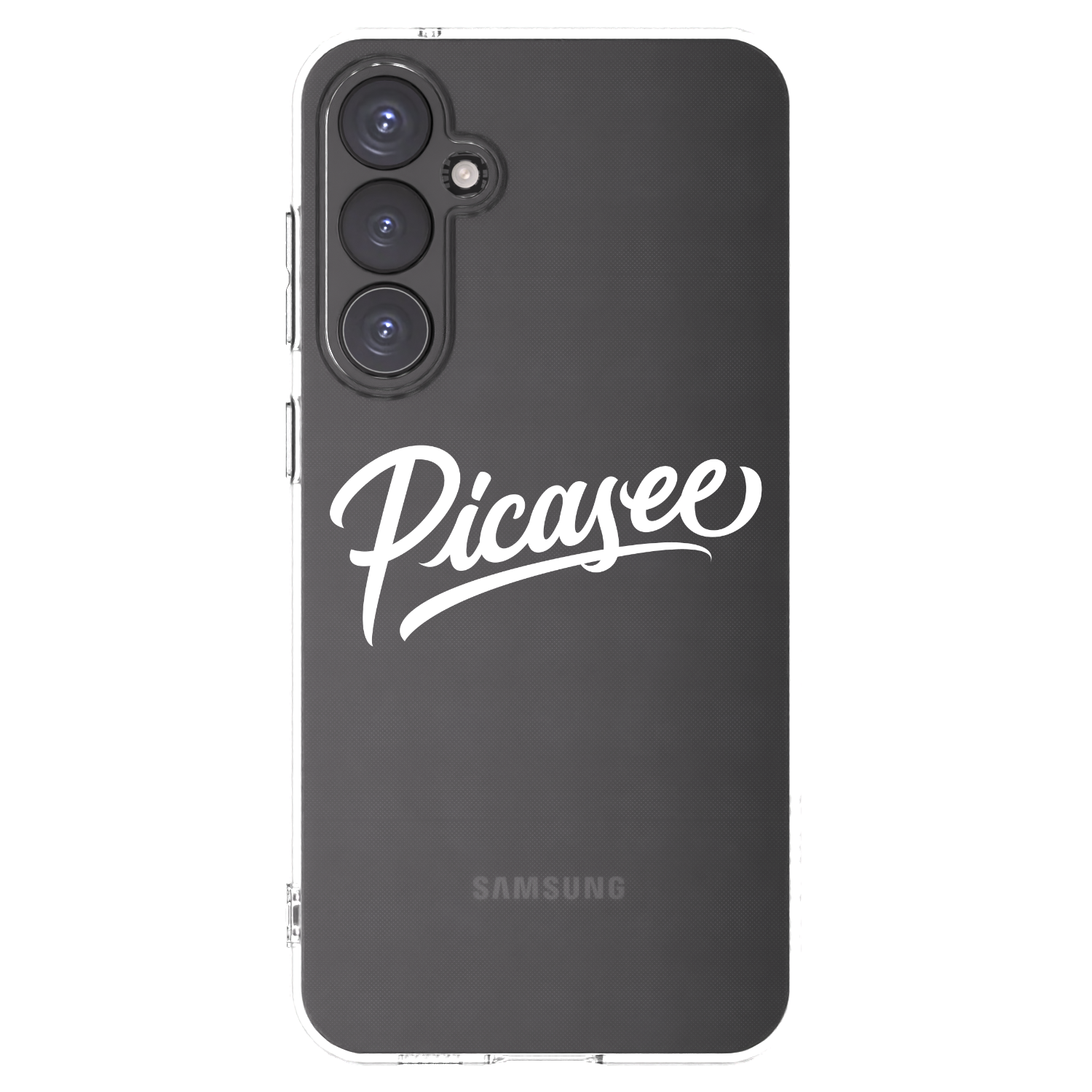 Picasee silikonowe przeźroczyste etui na Samsung Galaxy S23 FE S711B - Picasee - old logo - white