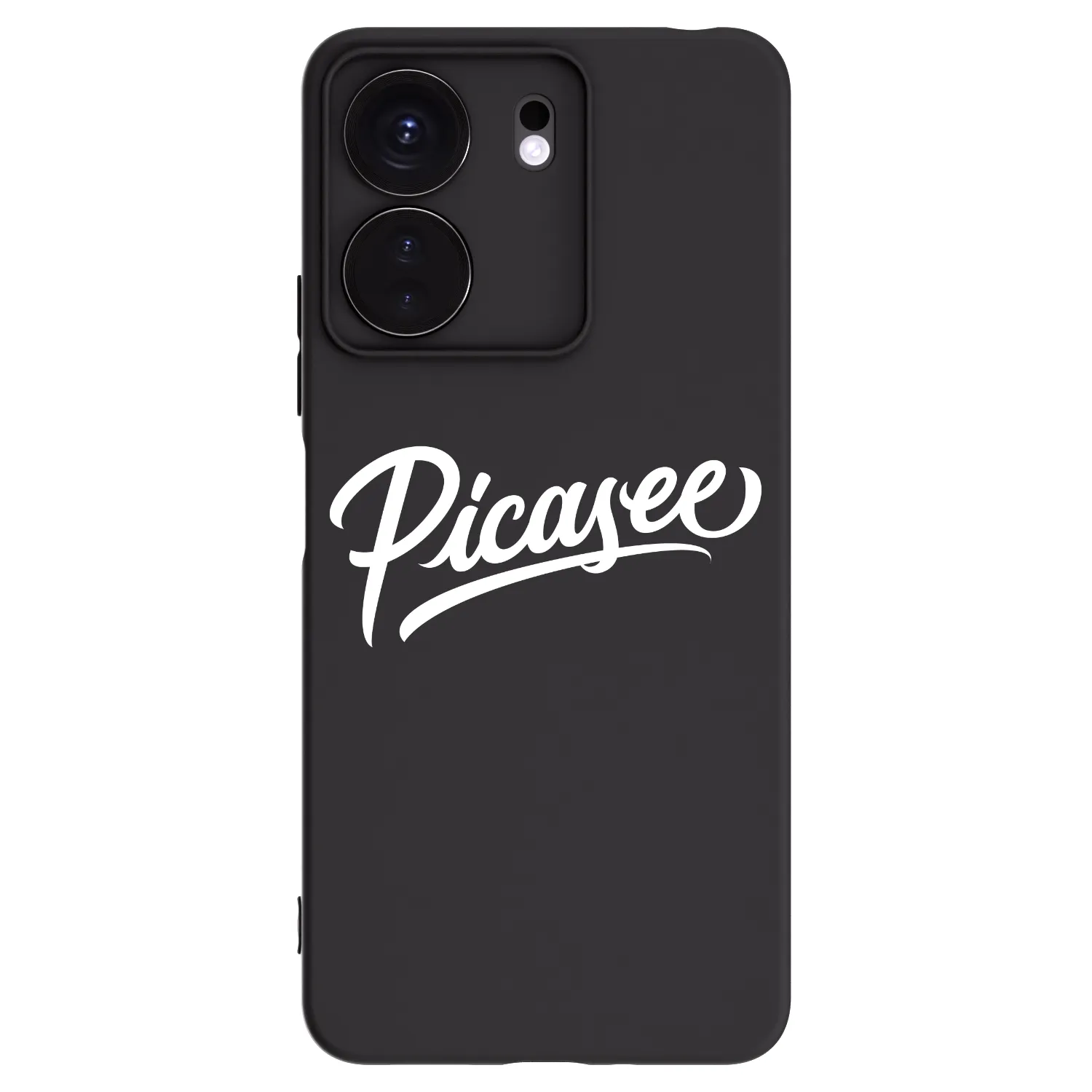 Picasee silikonowe czarne etui na Xiaomi Redmi 13C 4G - Picasee - old logo - white