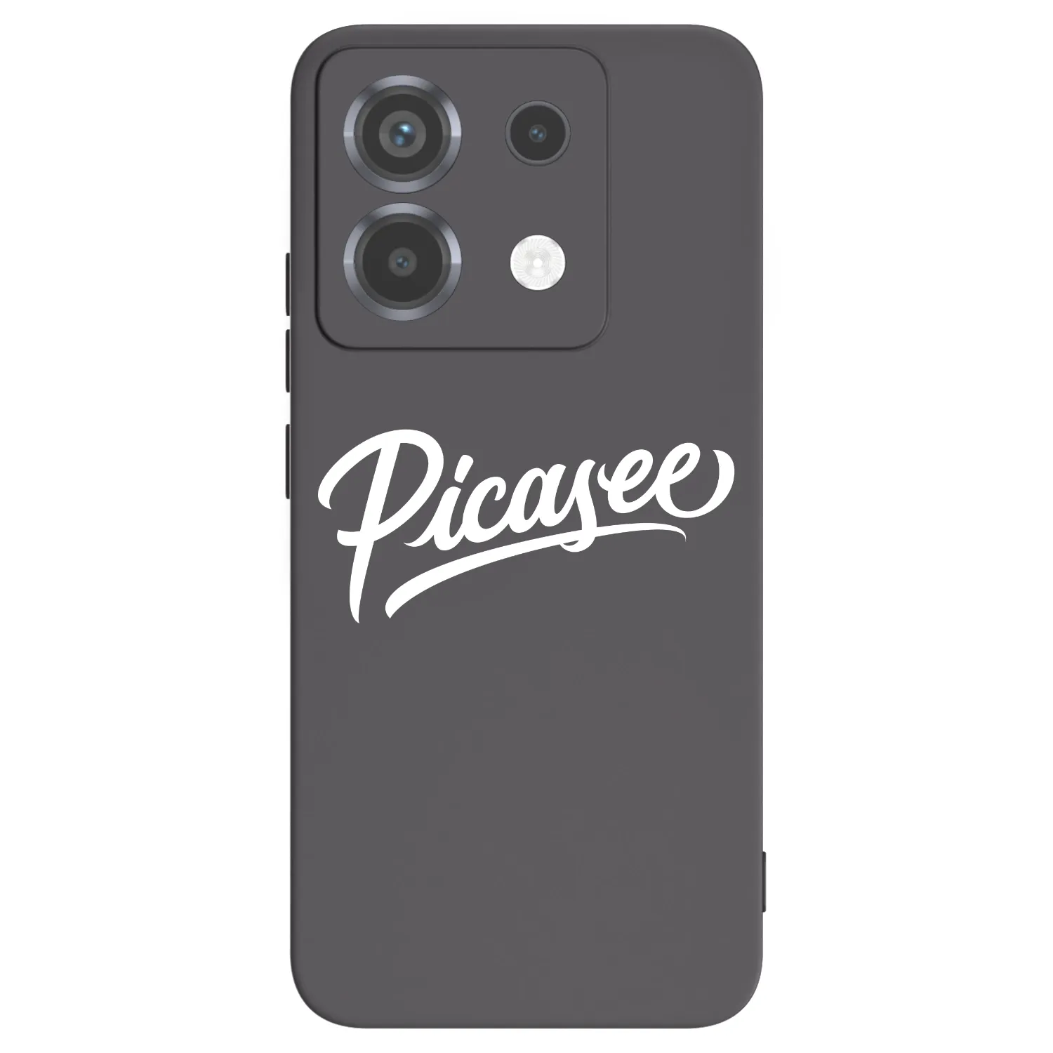 Picasee silikonowe czarne etui na Xiaomi Poco X6 - Picasee - old logo - white