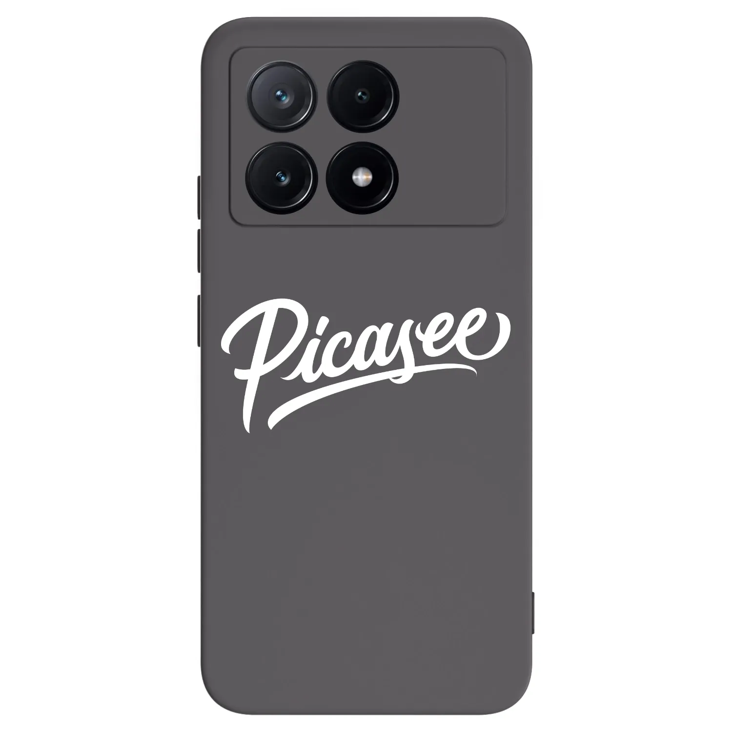 Picasee silikonowe czarne etui na Xiaomi Poco X6 Pro - Picasee - old logo - white