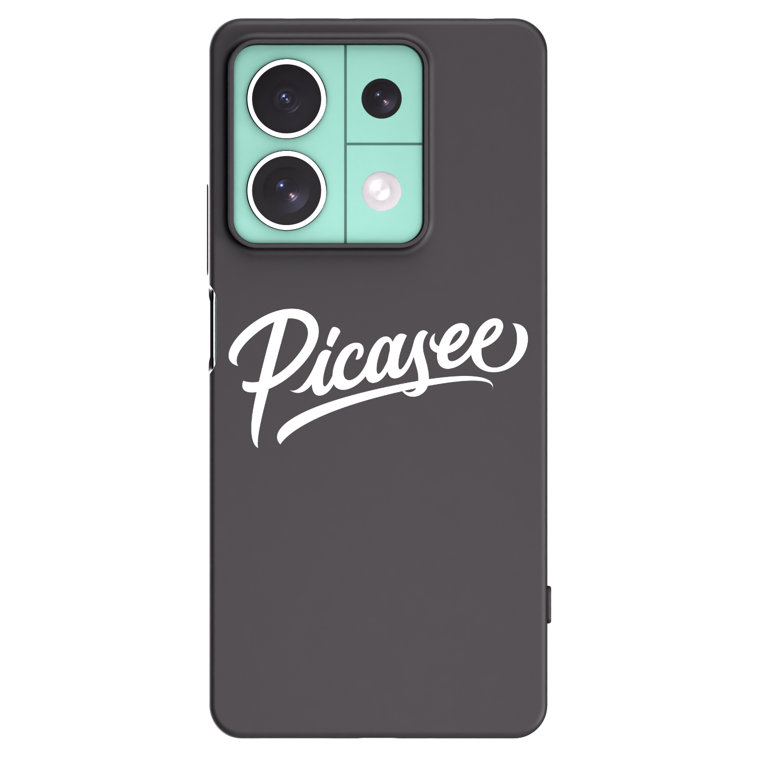 Picasee silikonowe czarne etui na Xiaomi Redmi Note 13 5G - Picasee - old logo - white