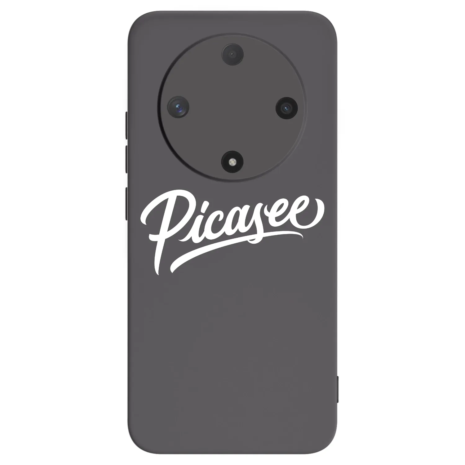 Picasee silikonowe czarne etui na Honor Magic6 Lite 5G - Picasee - old logo - white