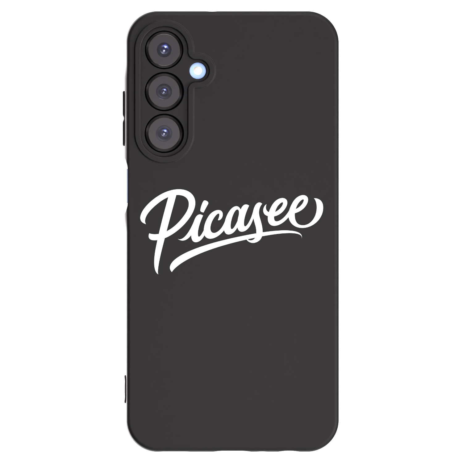 Picasee silikonowe czarne etui na Samsung Galaxy A25 A256B 5G - Picasee - old logo - white