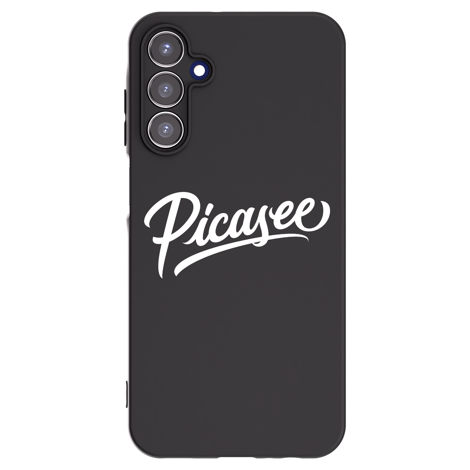 Picasee silikonowe czarne etui na Samsung Galaxy A15 A156B 5G - Picasee - old logo - white