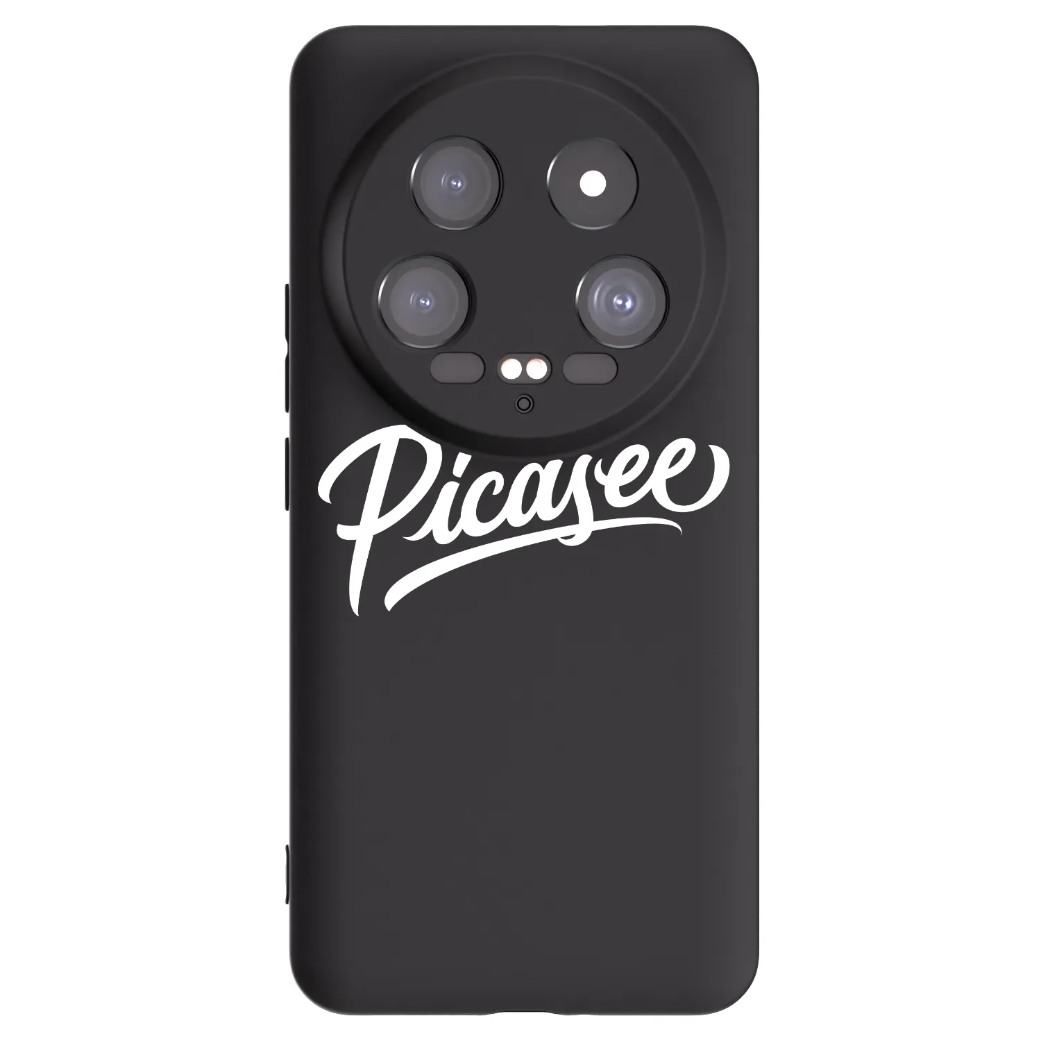 Picasee silikonowe czarne etui na Xiaomi 14 Ultra - Picasee - old logo - white