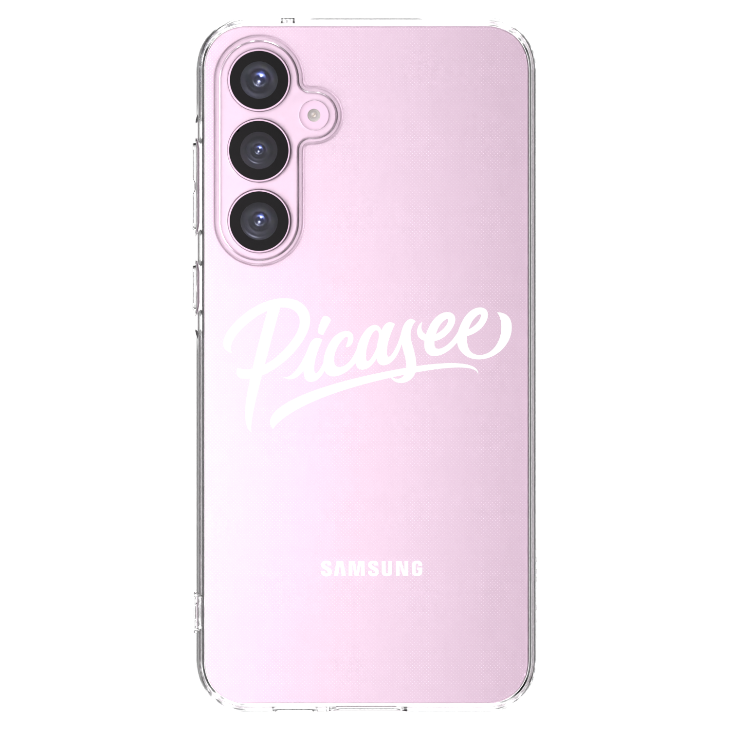 Picasee silikonowe przeźroczyste etui na Samsung Galaxy A55 5G A556B - Picasee - old logo - white