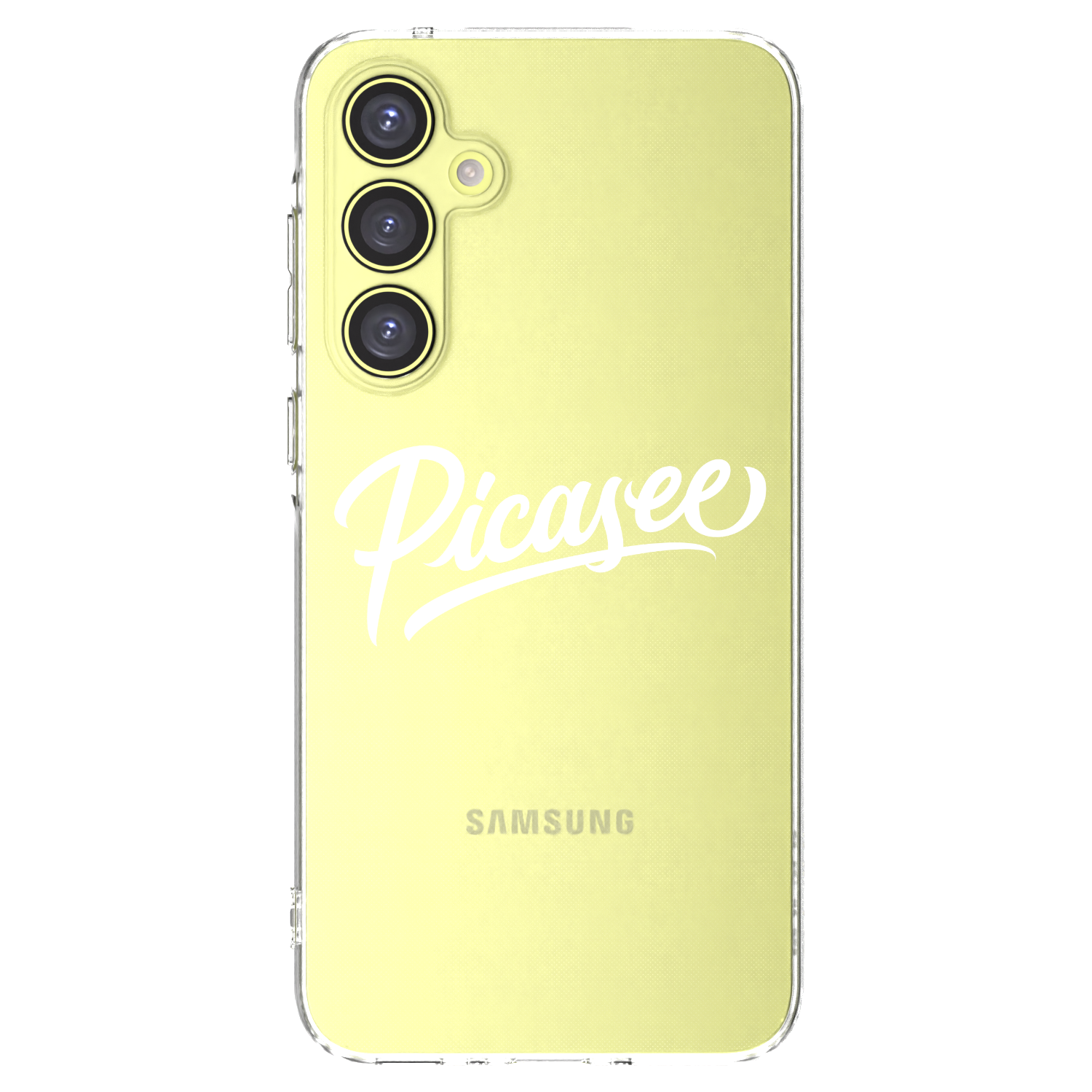 Picasee silikonowe przeźroczyste etui na Samsung Galaxy A35 5G A356B - Picasee - old logo - white