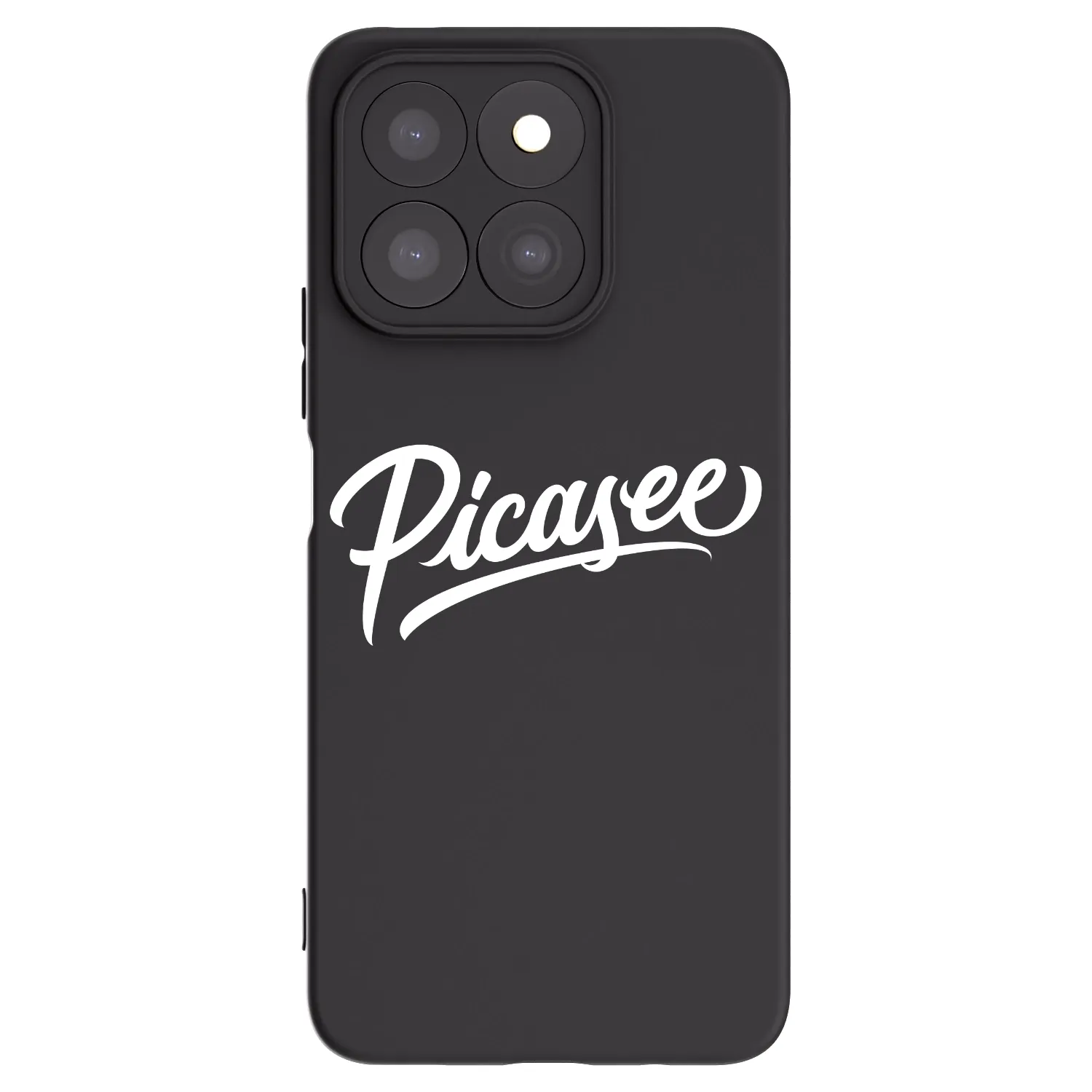 Picasee silikonowe czarne etui na Honor X8b - Picasee - old logo - white