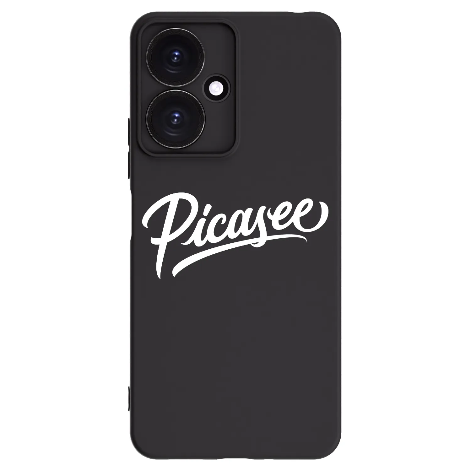 Picasee silikonowe czarne etui na Xiaomi Redmi 13C 5G - Picasee - old logo - white