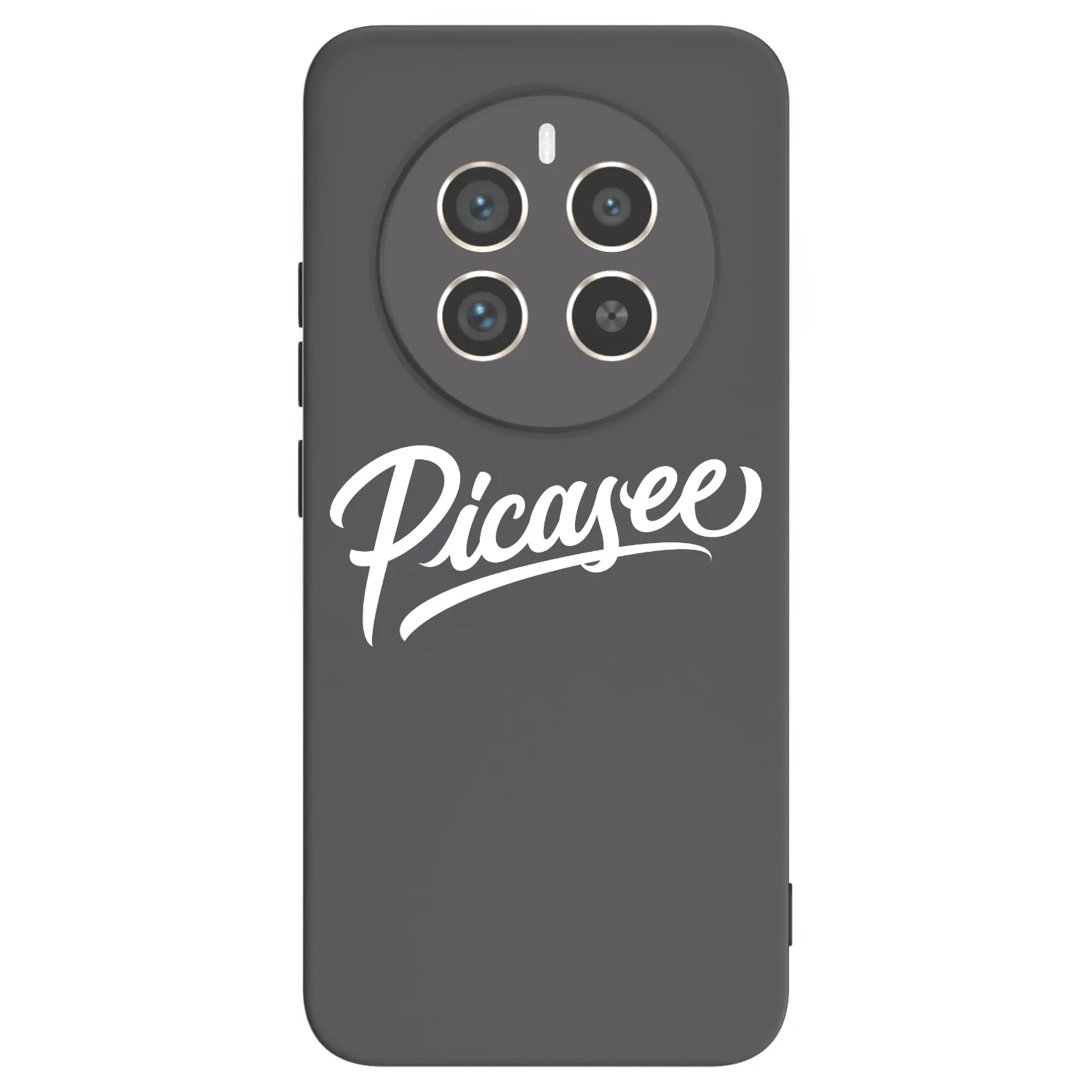 Picasee silikonowe czarne etui na Realme 12 Pro 5G - Picasee - old logo - white