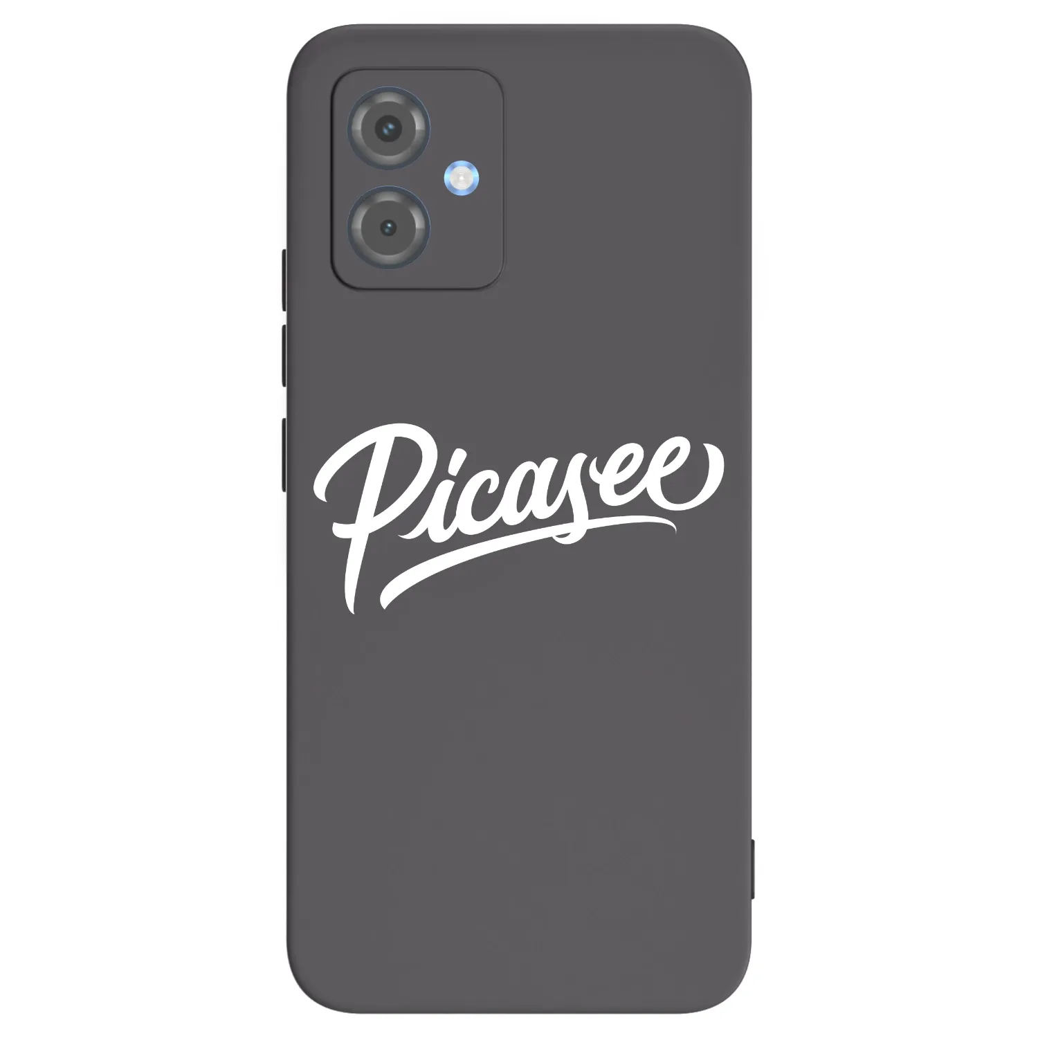 Picasee silikonowe czarne etui na Motorola Moto G14 - Picasee - old logo - white