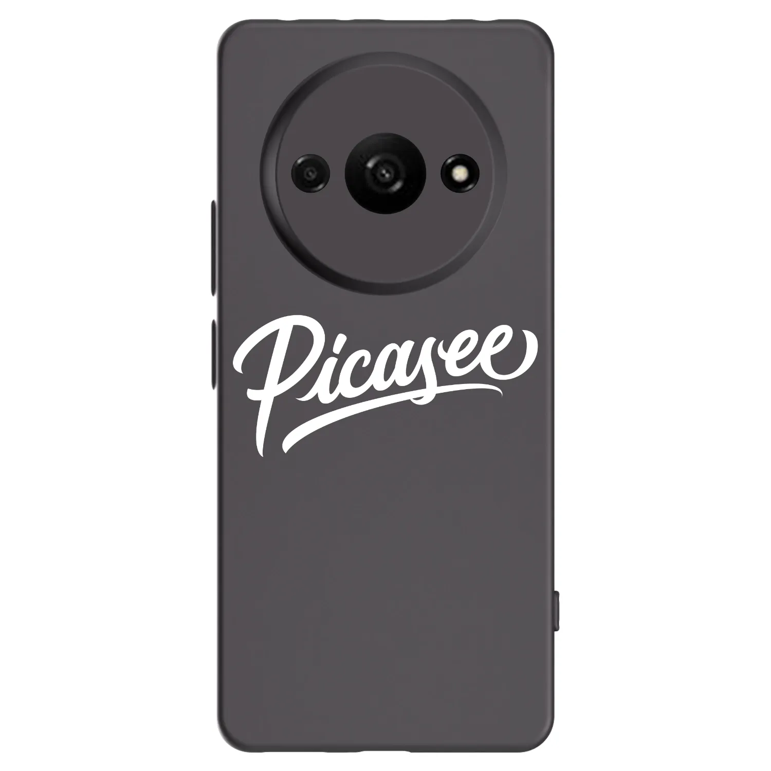 Picasee silikonowe czarne etui na Xiaomi Redmi A3 - Picasee - old logo - white