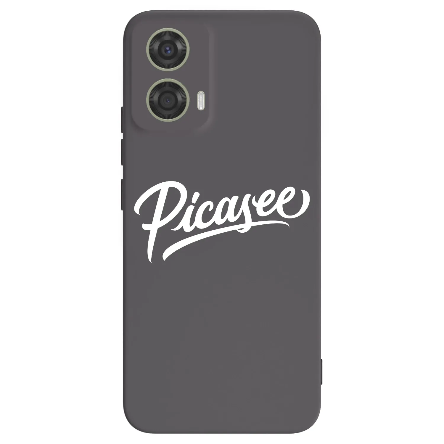 Picasee silikonowe czarne etui na Motorola Moto G24 - Picasee - old logo - white