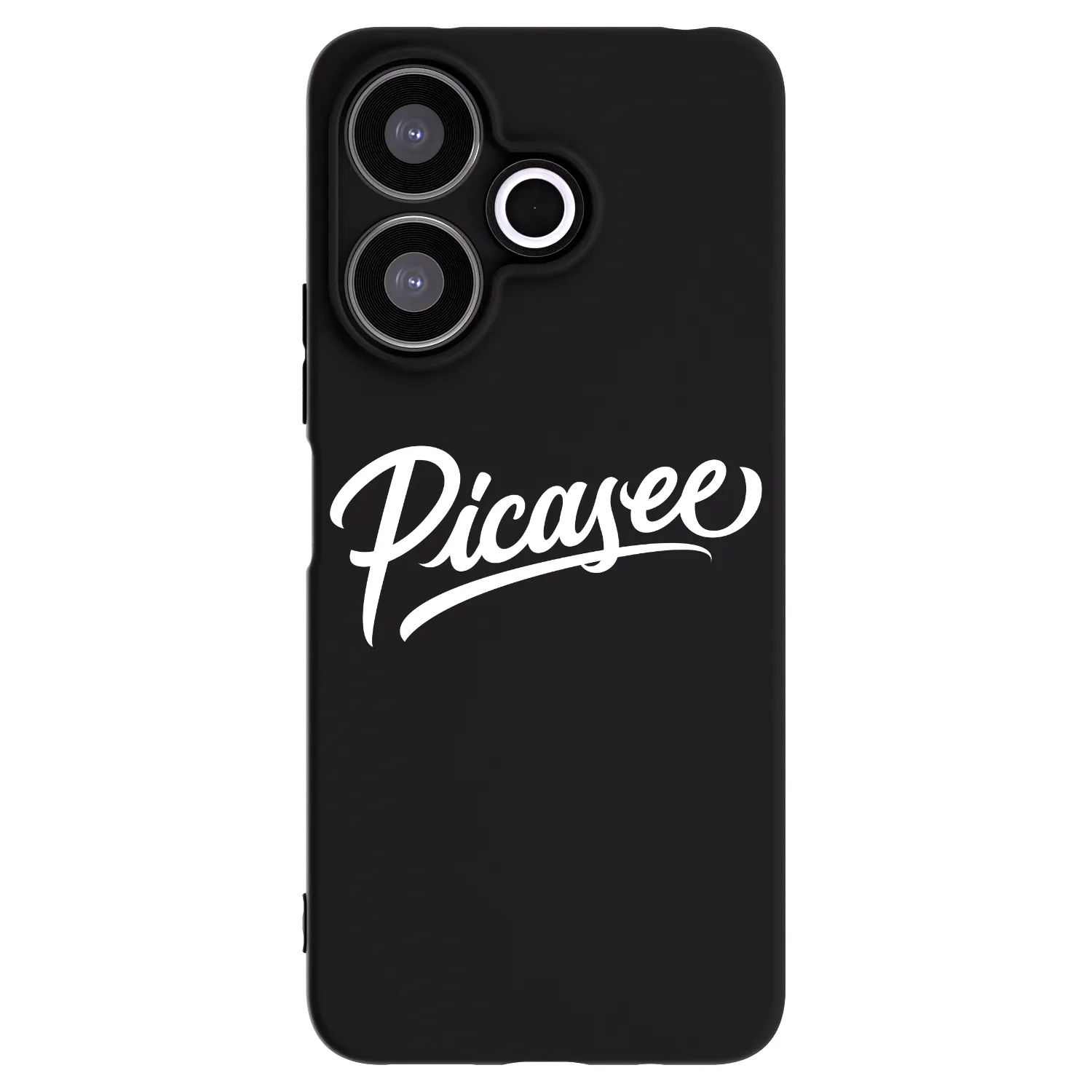 Picasee silikonowe czarne etui na Xiaomi Redmi 13 4G - Picasee - old logo - white