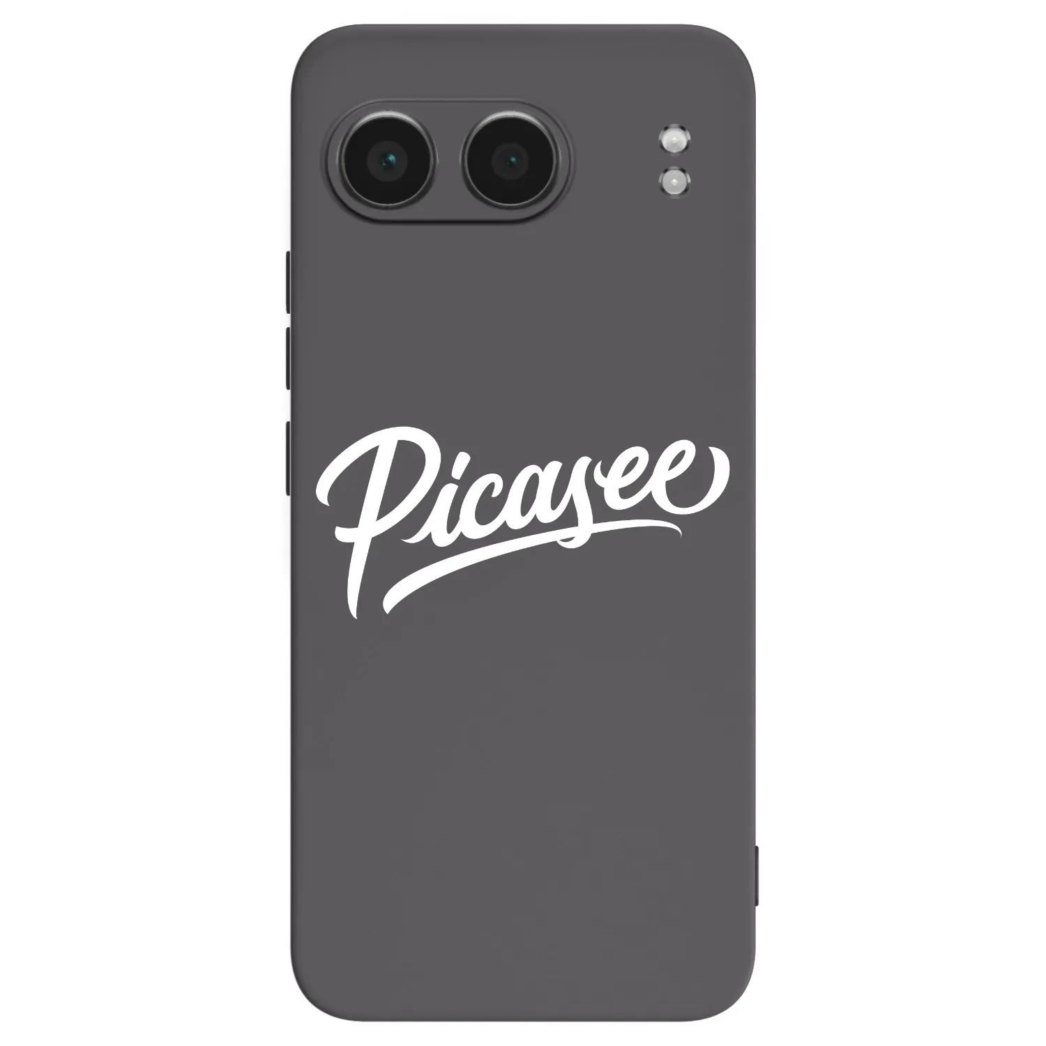 Picasee silikonowe czarne etui na OnePlus Nord 4 - Picasee - old logo - white