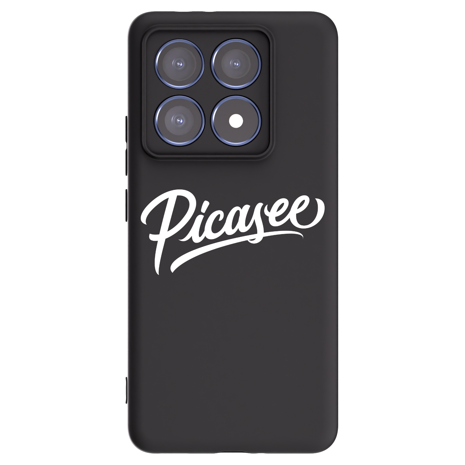 Picasee silikonowe czarne etui na Xiaomi 14T Pro - Picasee - old logo - white