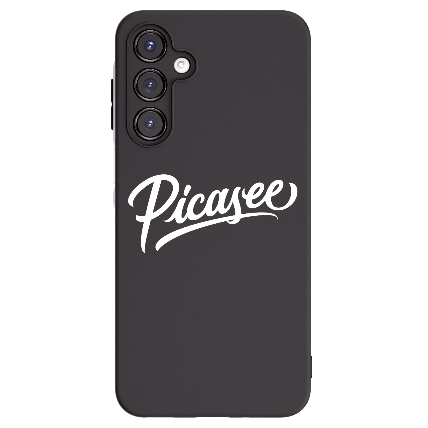Picasee silikonowe czarne etui na Samsung Galaxy A16 5G - Picasee - old logo - white