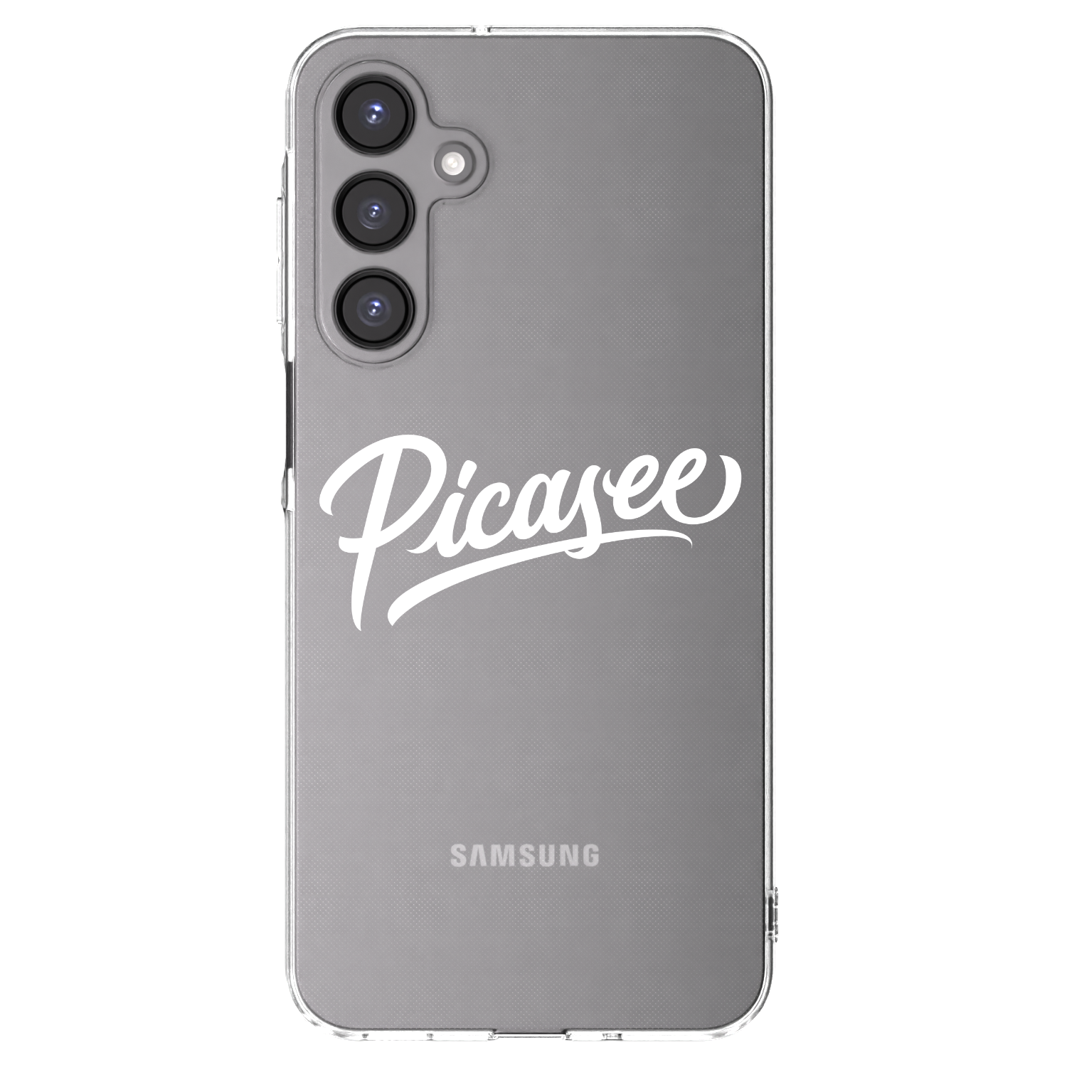 Picasee silikonowe przeźroczyste etui na Samsung Galaxy A16 5G - Picasee - old logo - white