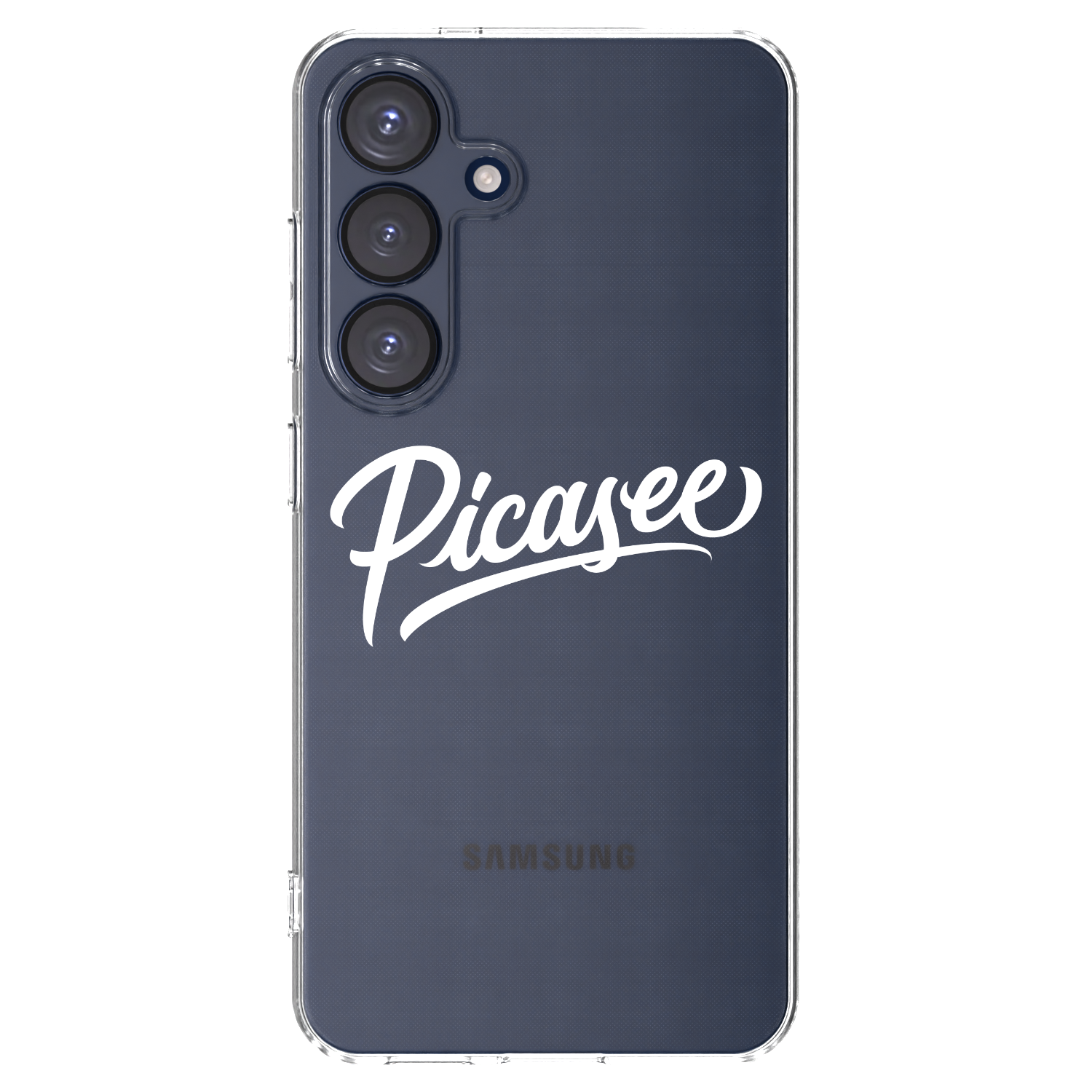 Picasee silikonowe przeźroczyste etui na Samsung Galaxy S25 5G - Picasee - old logo - white