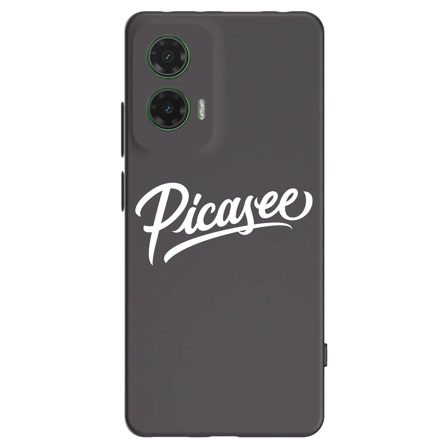 Picasee silikonowe czarne etui na Motorola Moto G35 5G - Picasee - old logo - white