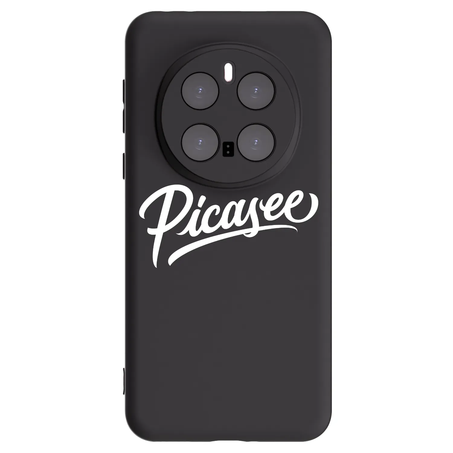 Picasee silikonowe czarne etui na Honor Magic7 Pro 5G - Picasee - old logo - white