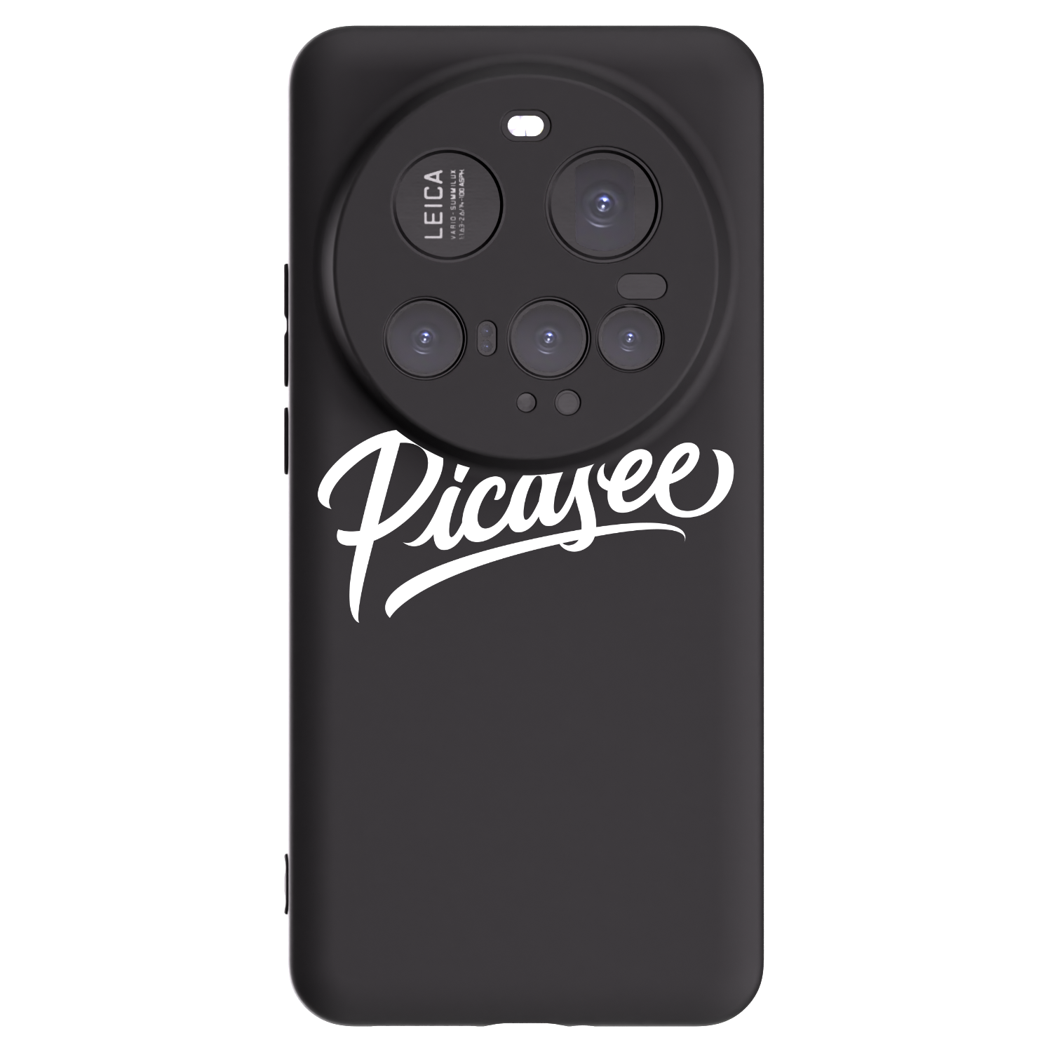 Picasee silikonowe czarne etui na Xiaomi 15 Ultra - Picasee - old logo - white