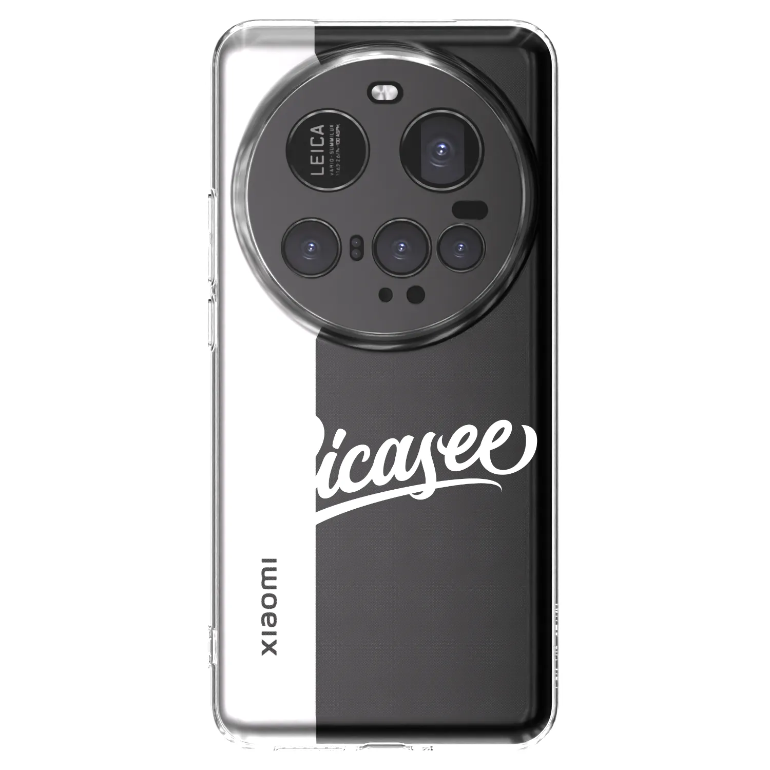 Picasee silikonowe przeźroczyste etui na Xiaomi 15 Ultra - Picasee - old logo - white